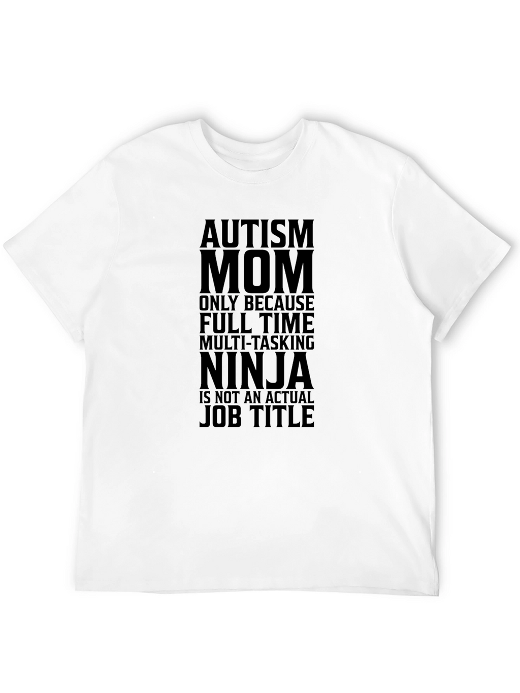 Autism Mom Ninja Graphic Tee - Black