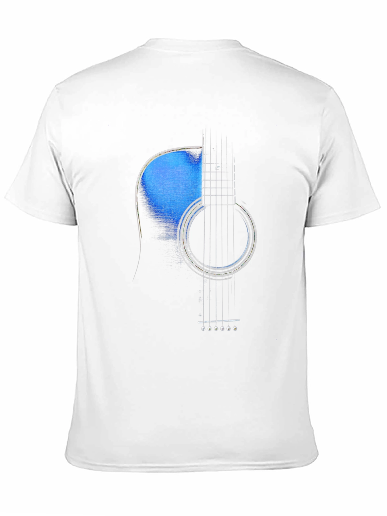 Acoustic Guitar Graphic Tee - Music Lover T-Shirt