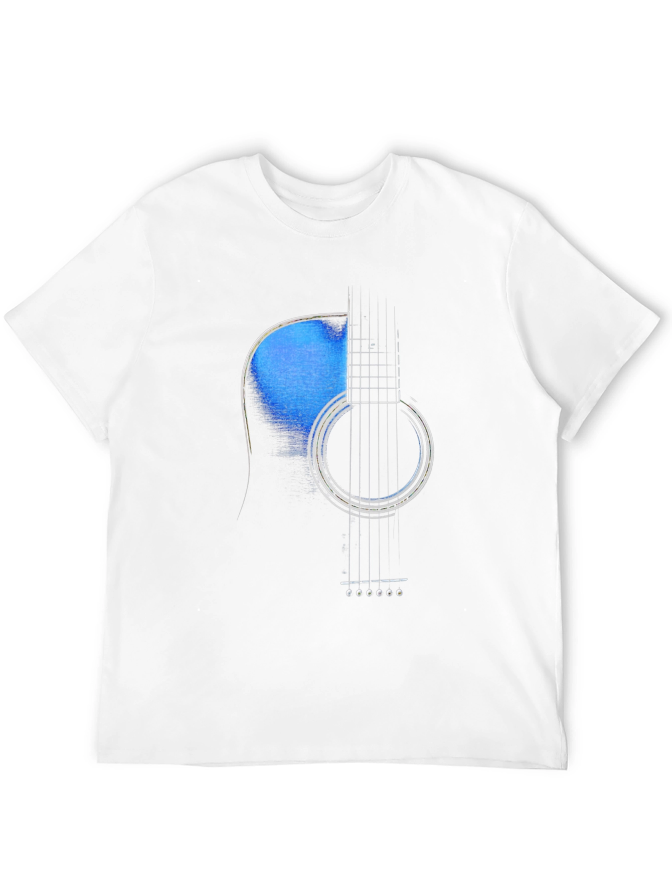Acoustic Guitar Graphic Tee - Music Lover T-Shirt