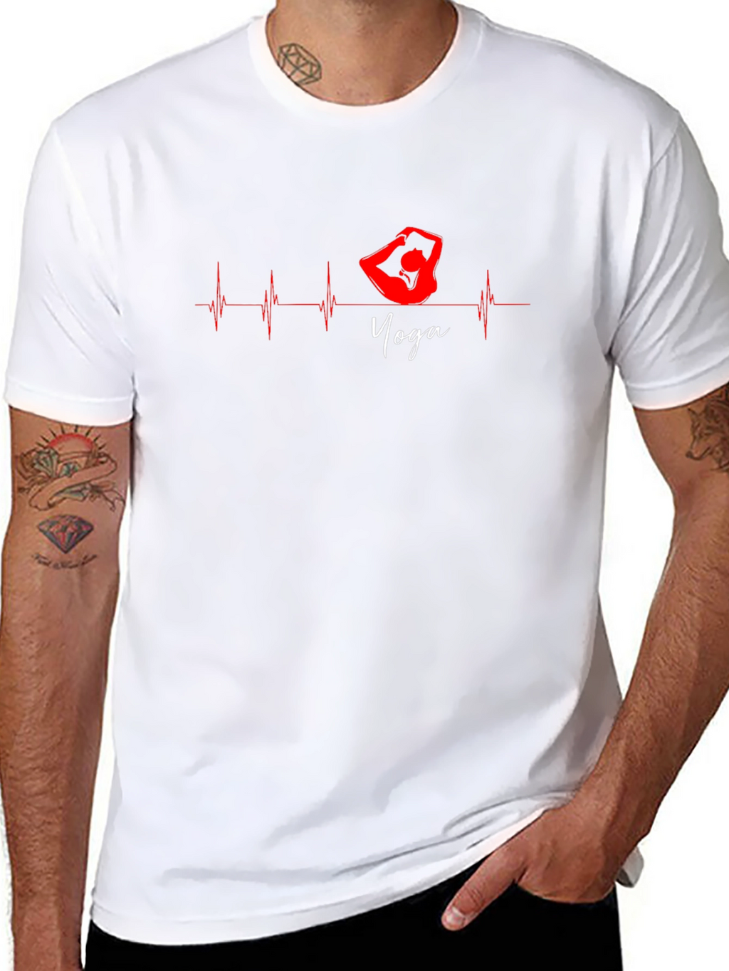 Yoga Heartbeat Graphic Tee