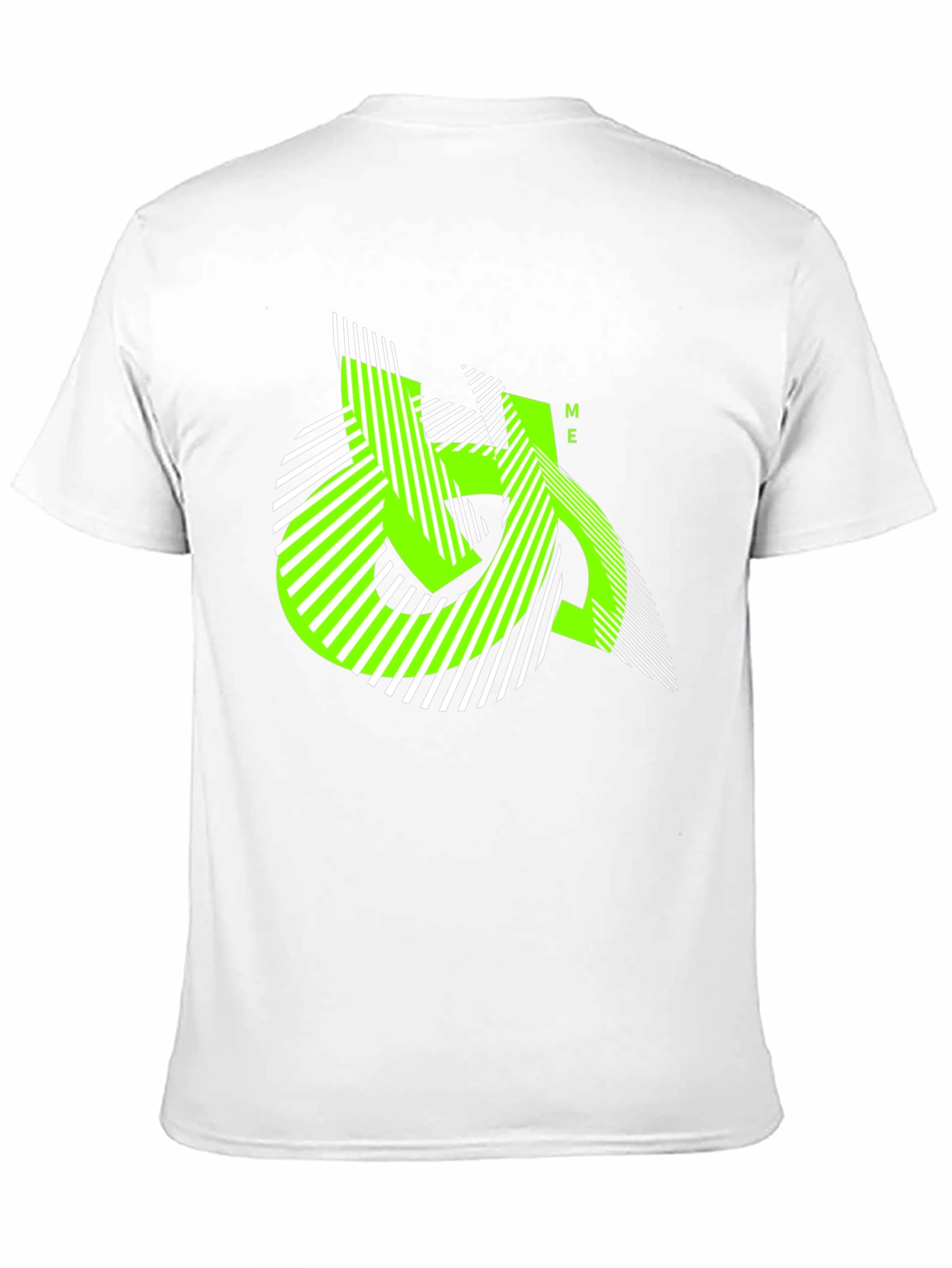 Urban Edge Tee - Geometric Neon Graphic