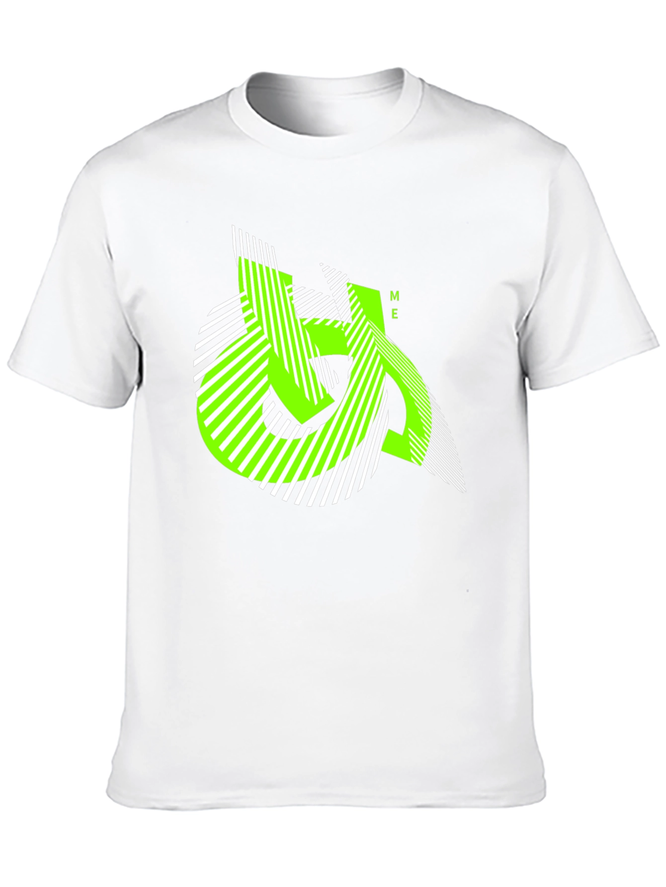 Urban Edge Tee - Geometric Neon Graphic