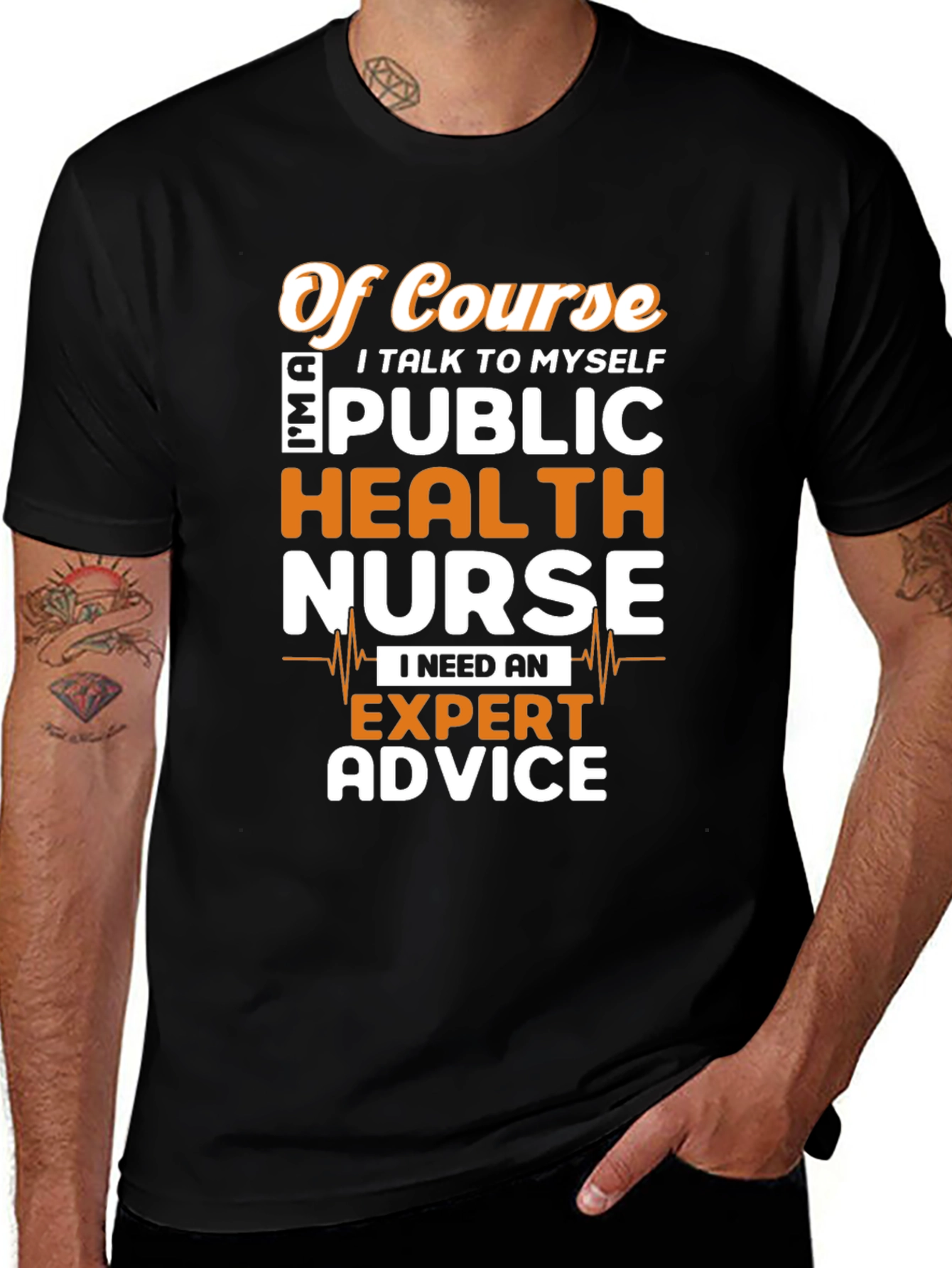 Public Health Nurse T-Shirt - Expert Advice Graphic Tee