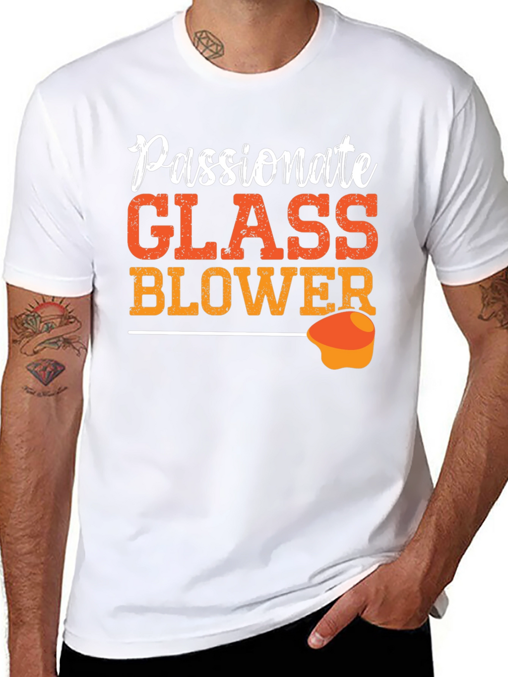 Passionate Glass Blower Graphic T-Shirt
