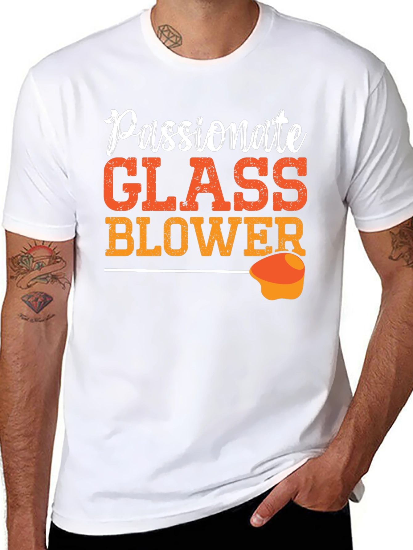 Passionate Glass Blower Graphic T-Shirt