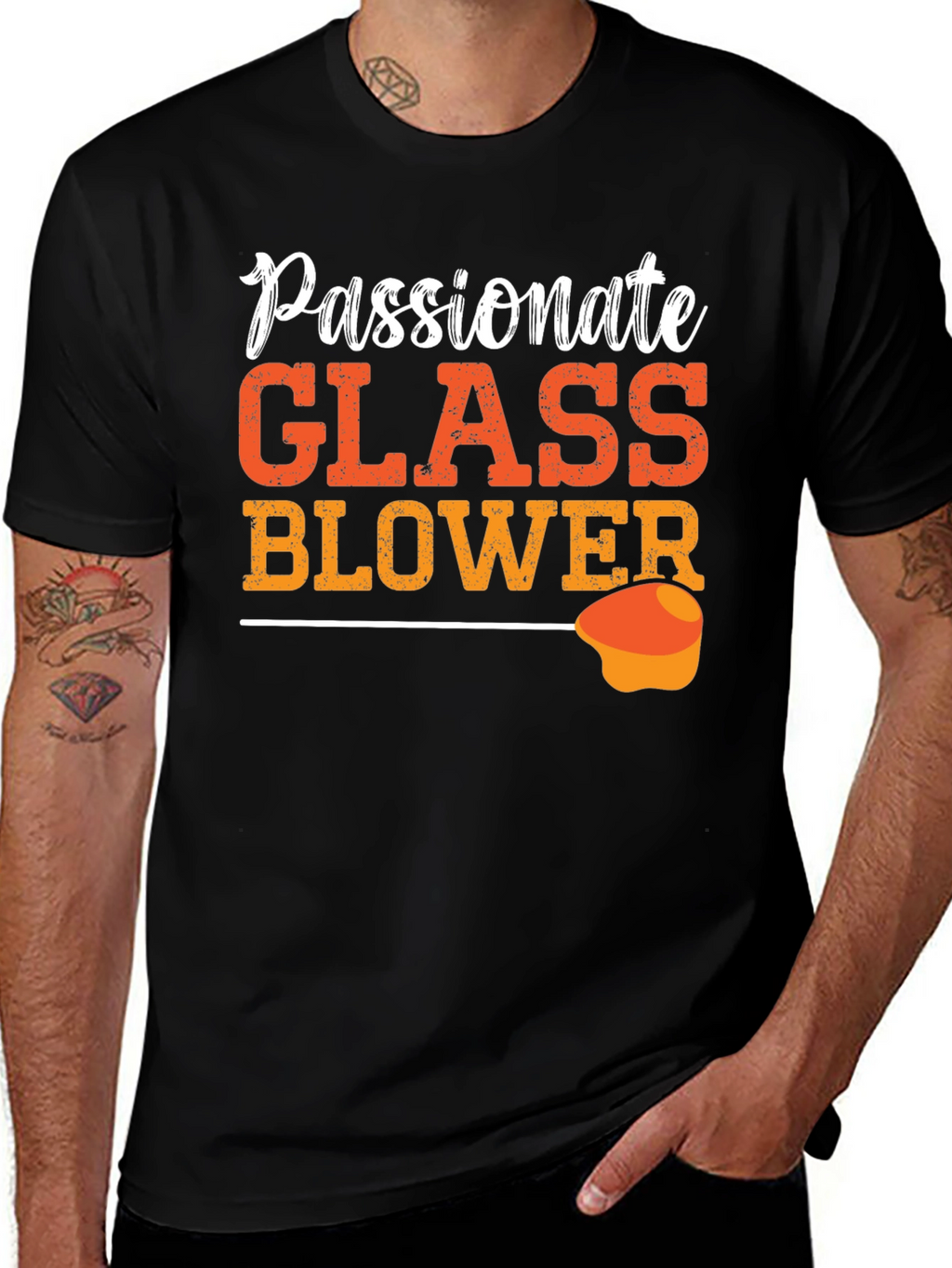 Passionate Glass Blower Graphic T-Shirt