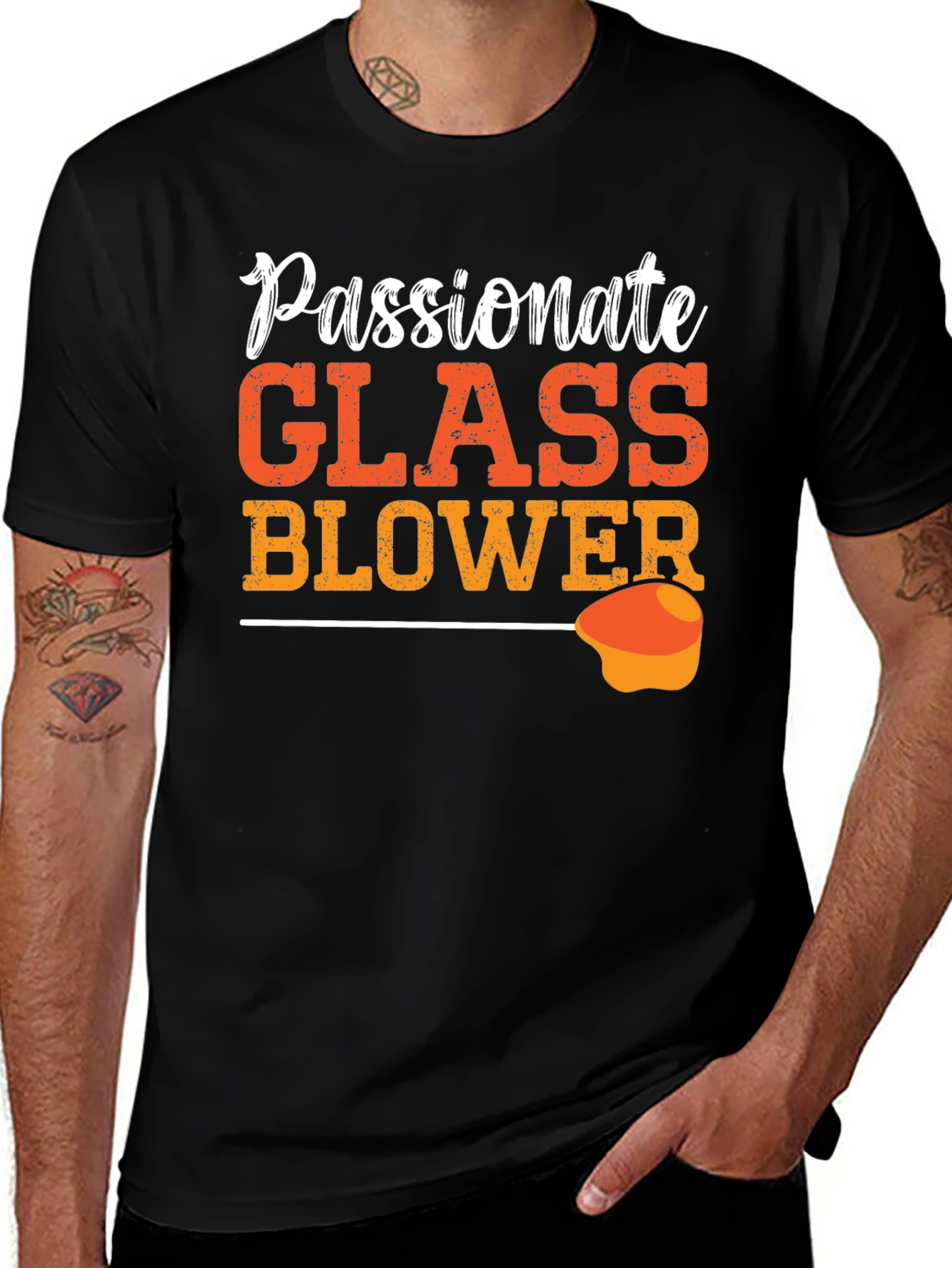 Passionate Glass Blower Graphic T-Shirt