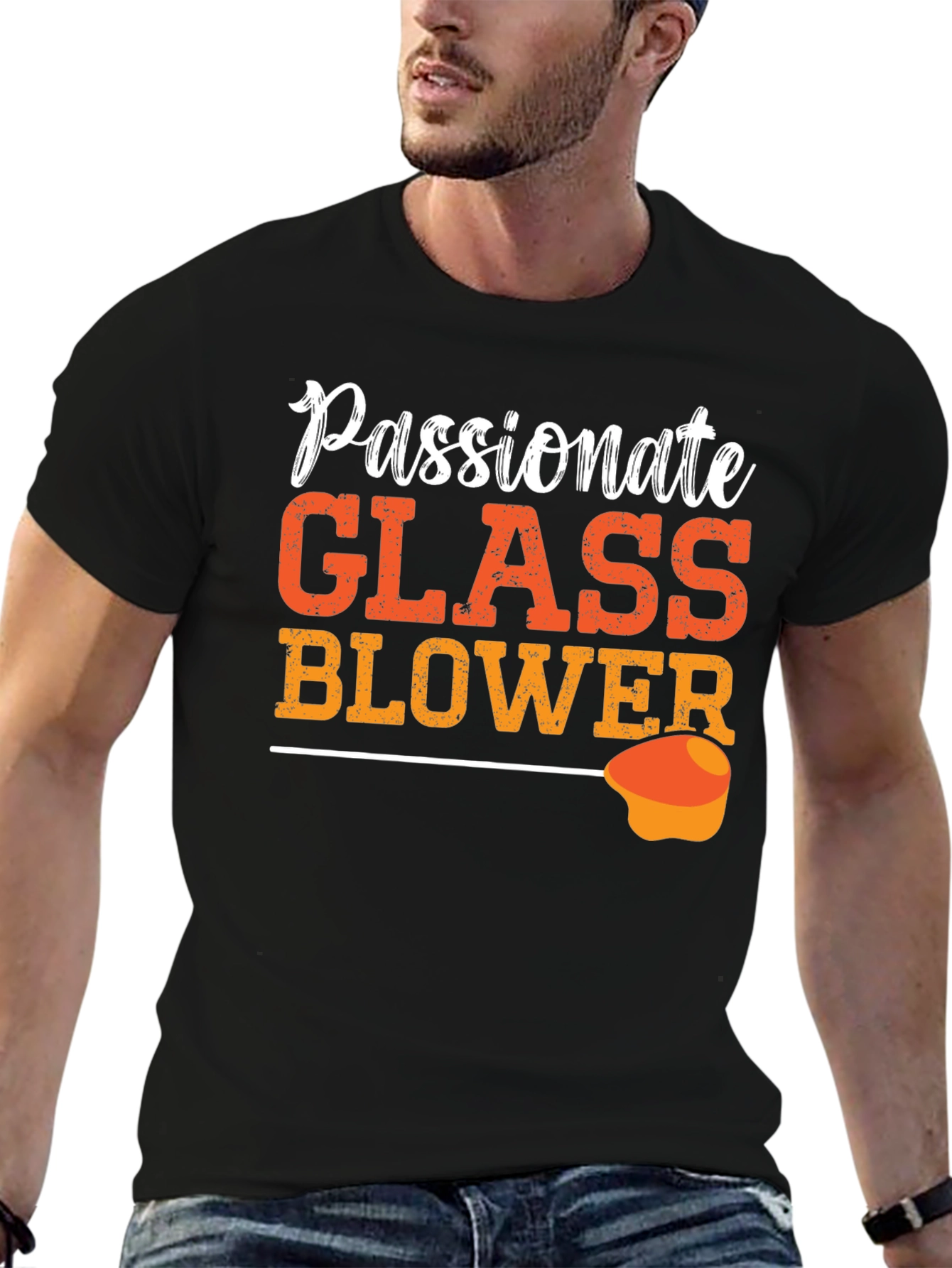 Passionate Glass Blower Graphic T-Shirt