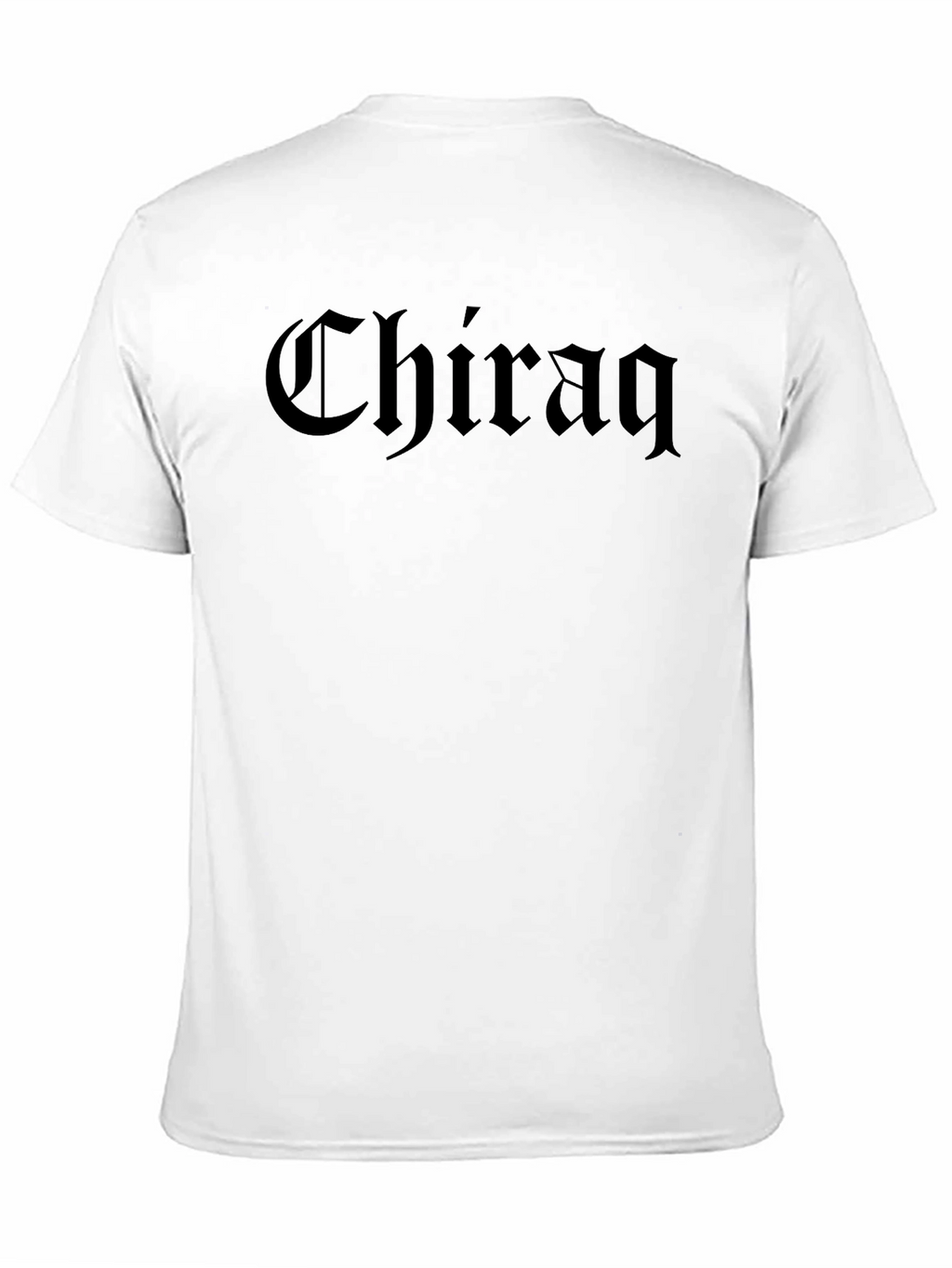 Chiraq Text Graphic Black T-Shirt