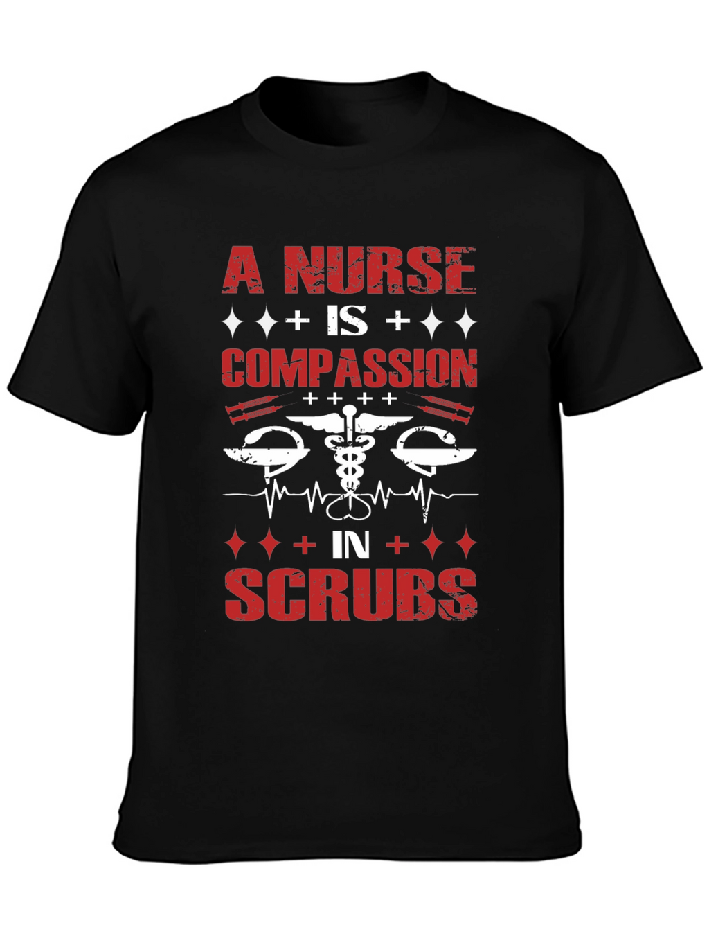 Nurse Compassion in Scrubs Graphic Tee