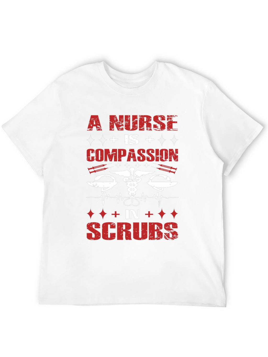 Nurse Compassion in Scrubs Graphic Tee