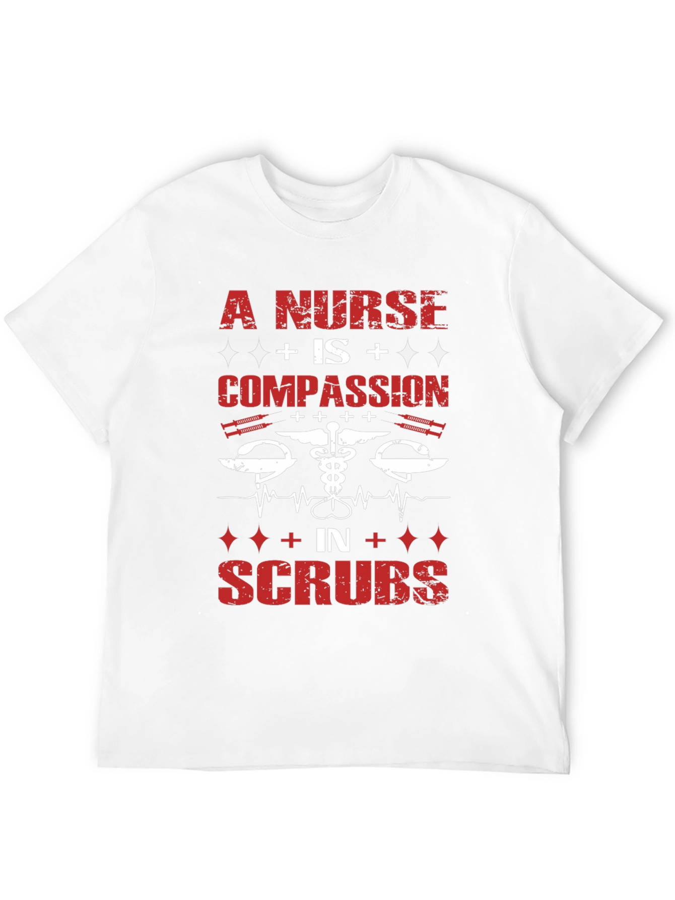 Nurse Compassion in Scrubs Graphic Tee