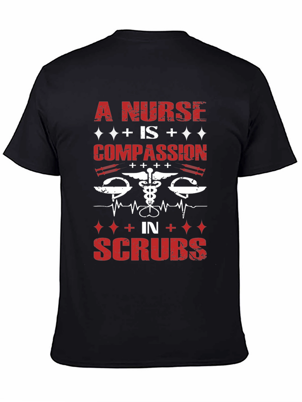 Nurse Compassion in Scrubs Graphic Tee