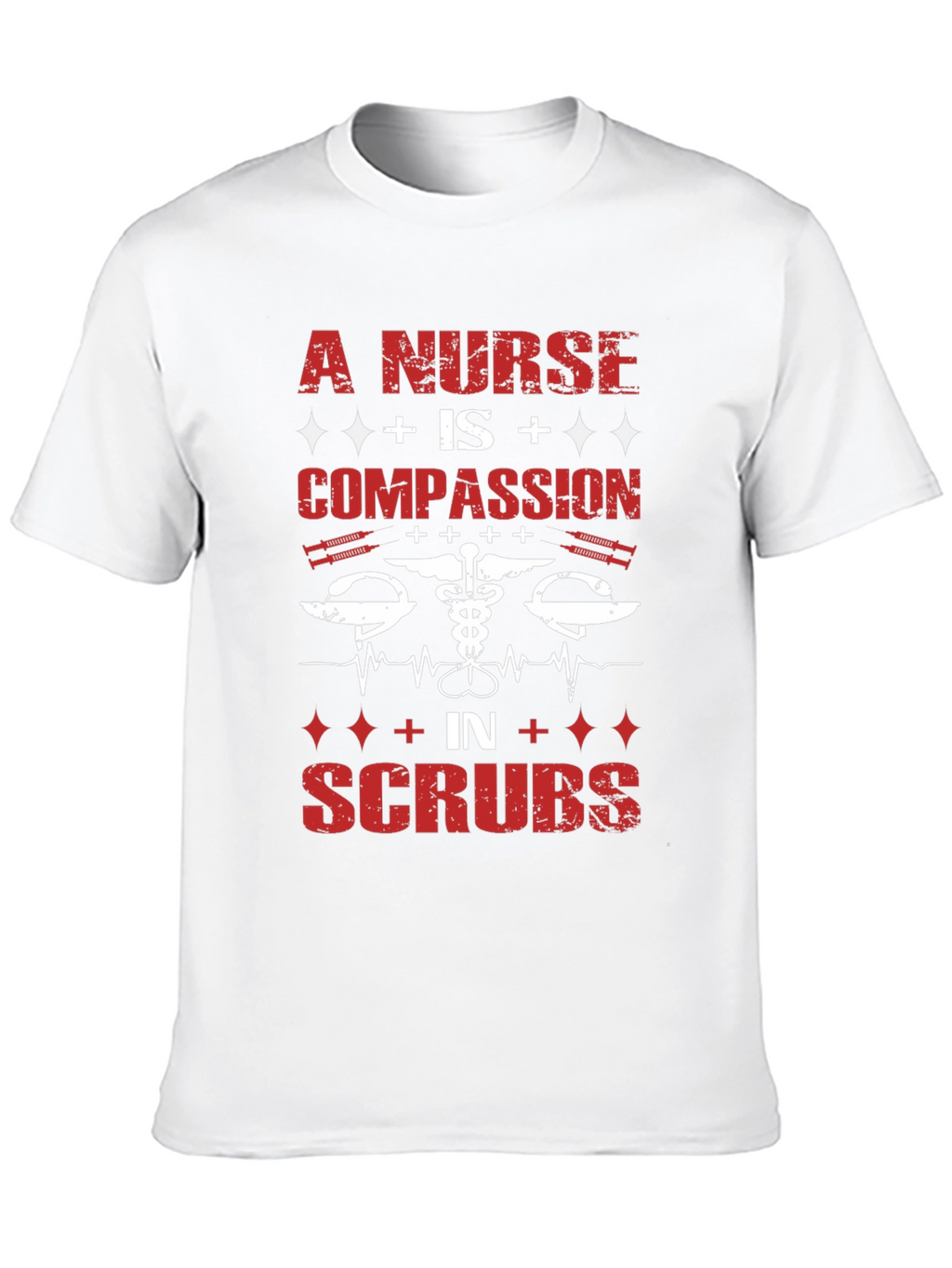 Nurse Compassion in Scrubs Graphic Tee