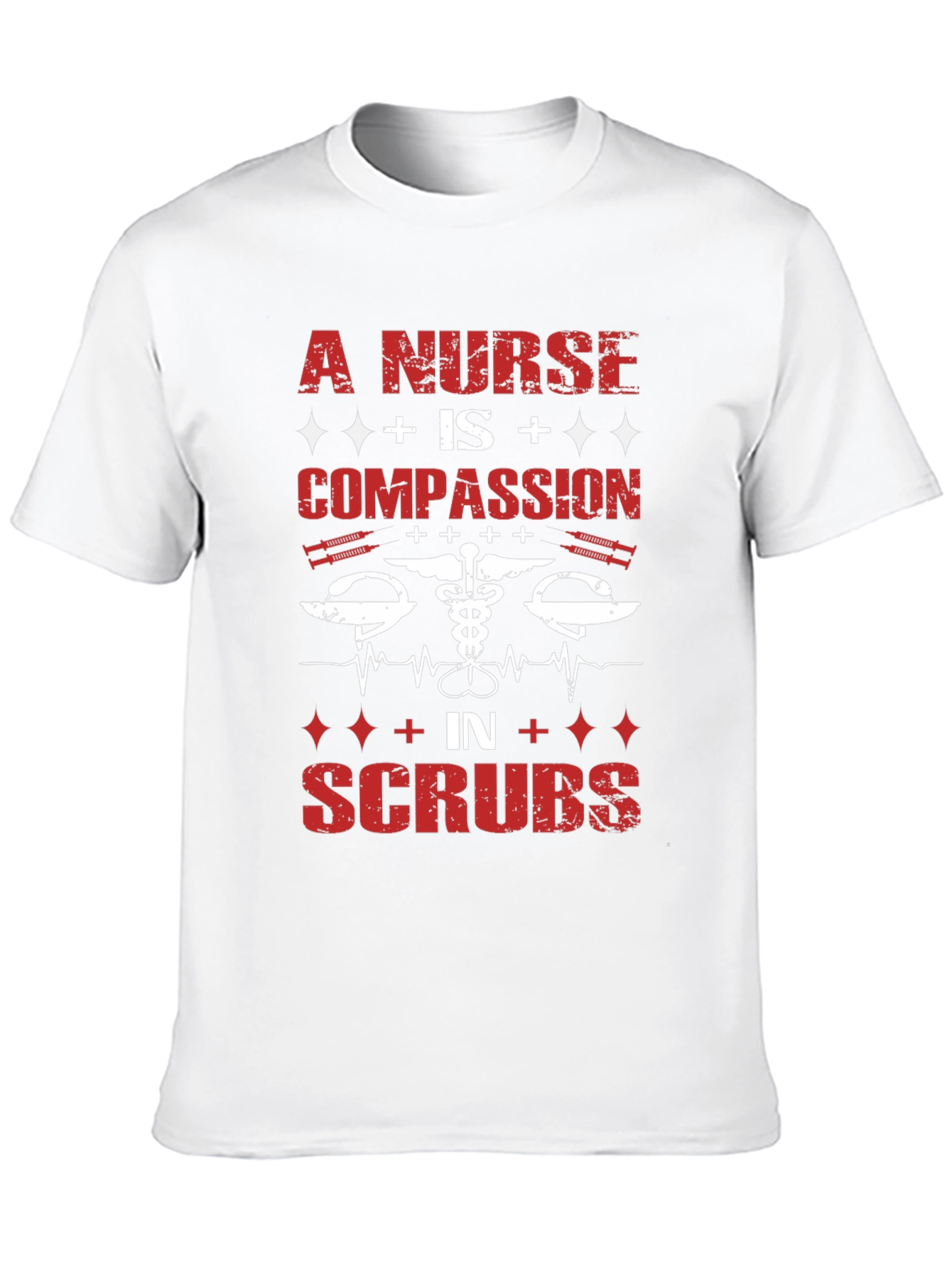 Nurse Compassion in Scrubs Graphic Tee