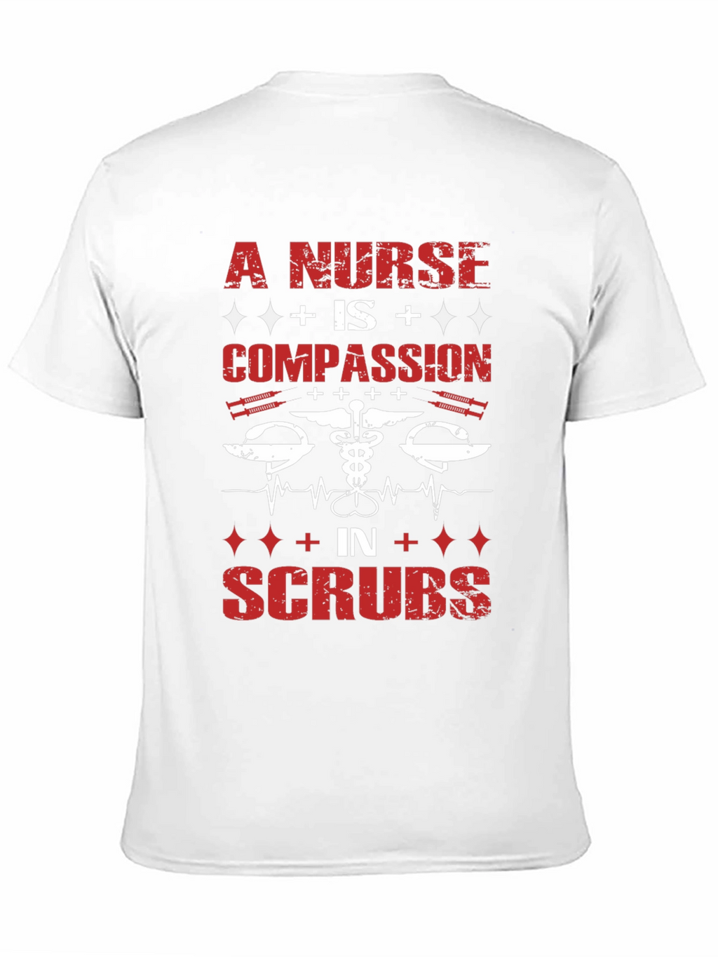 Nurse Compassion in Scrubs Graphic Tee