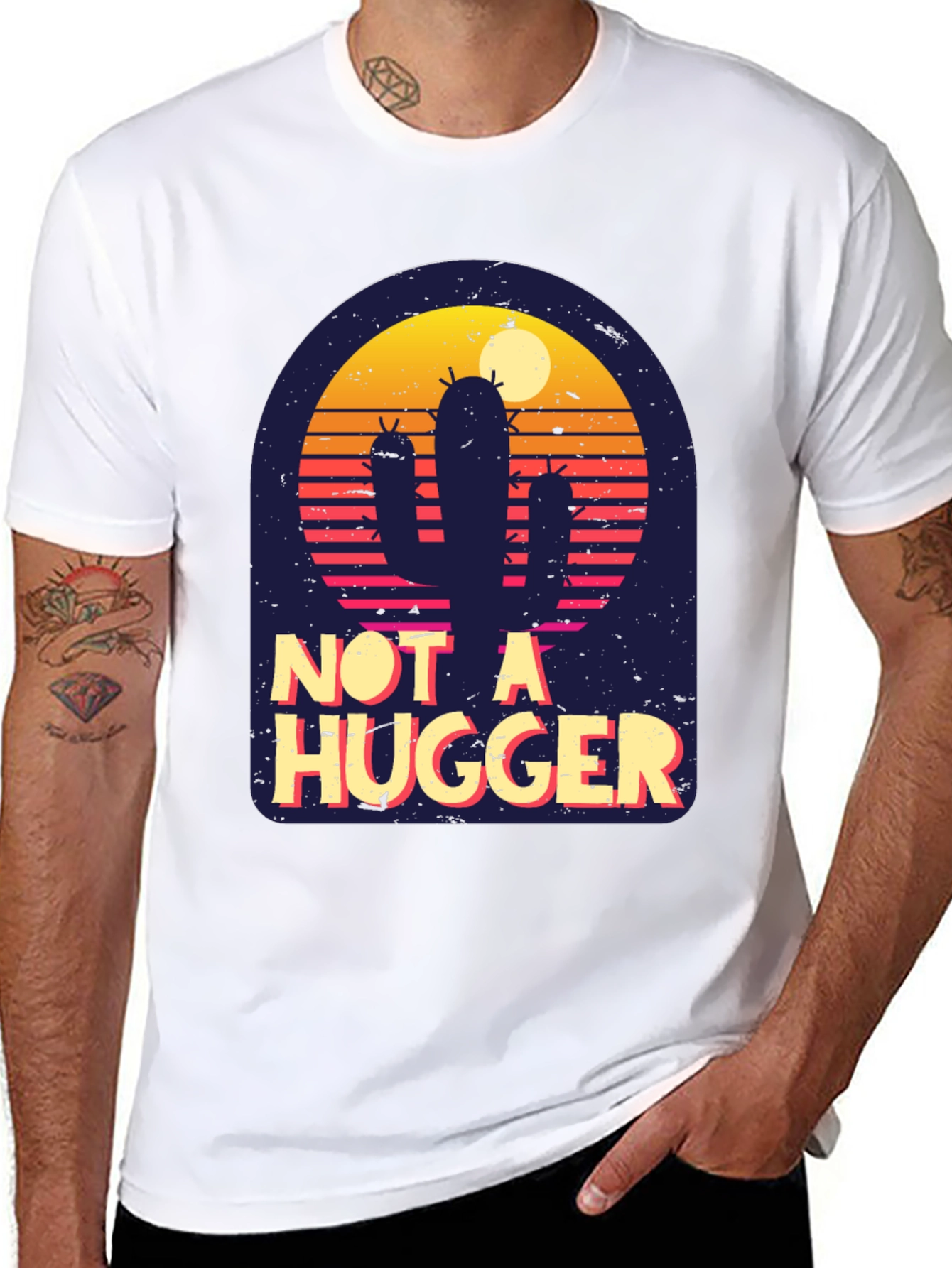 Not A Hugger Cactus T-Shirt