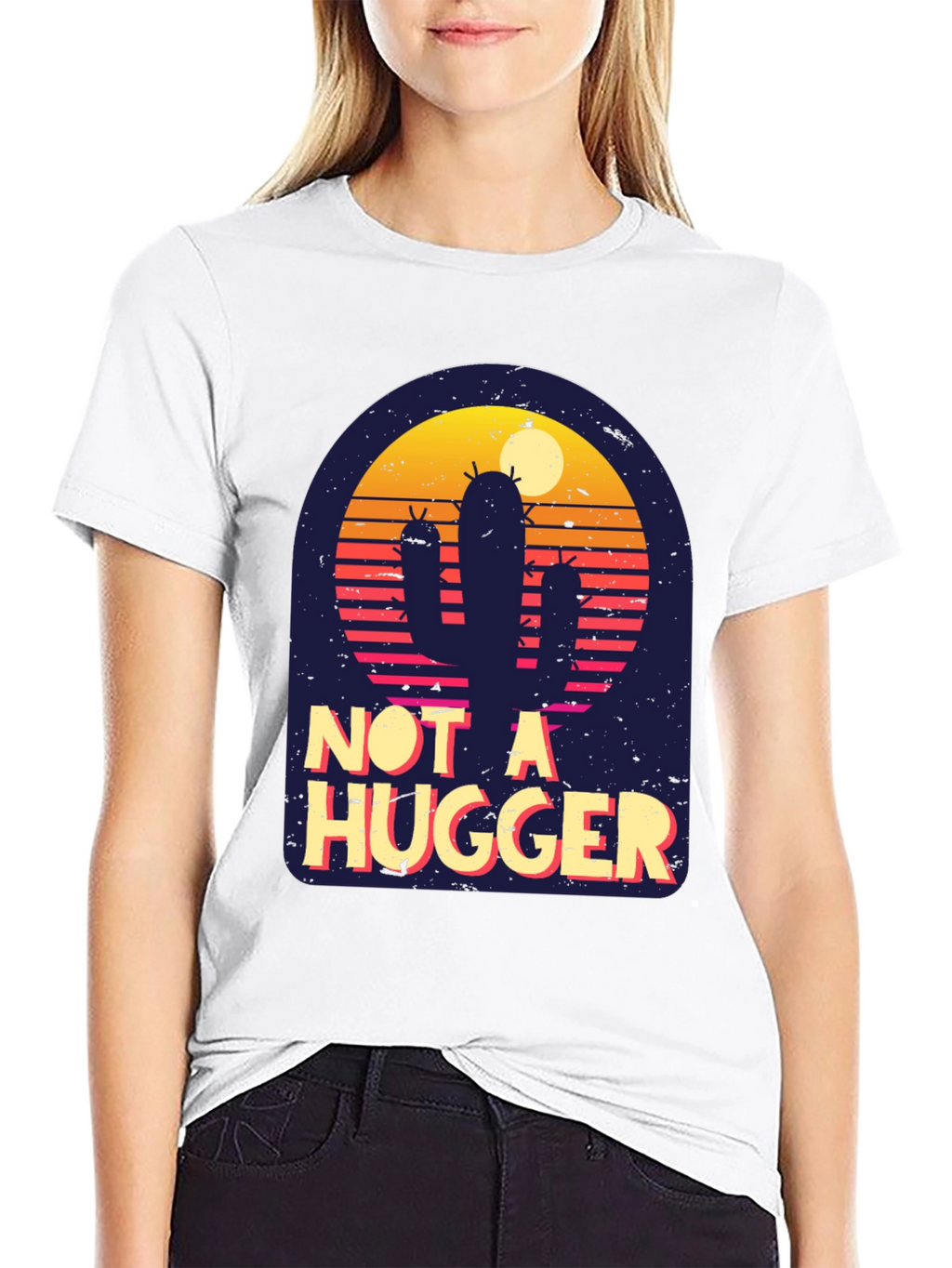 Not A Hugger Cactus T-Shirt