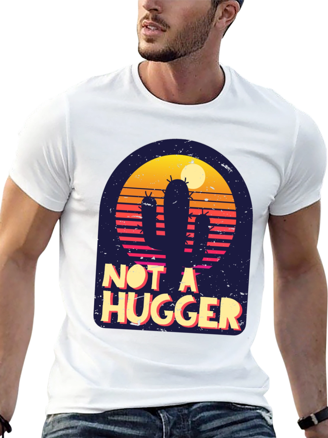 Not A Hugger Cactus T-Shirt