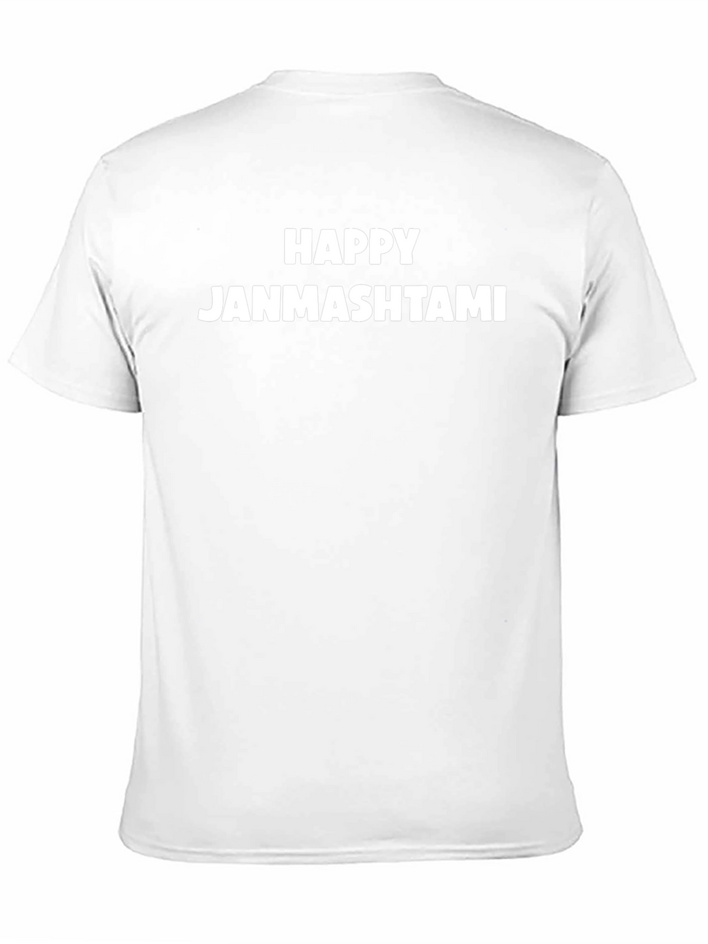 Happy Janmashtami Black T-Shirt