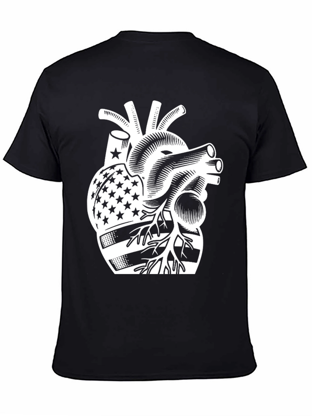 American Flag Heart T-Shirt