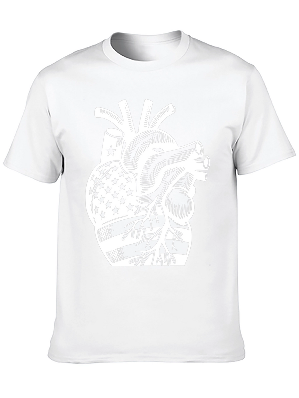 American Flag Heart T-Shirt