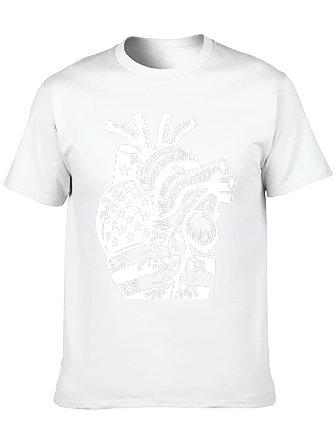 American Flag Heart T-Shirt