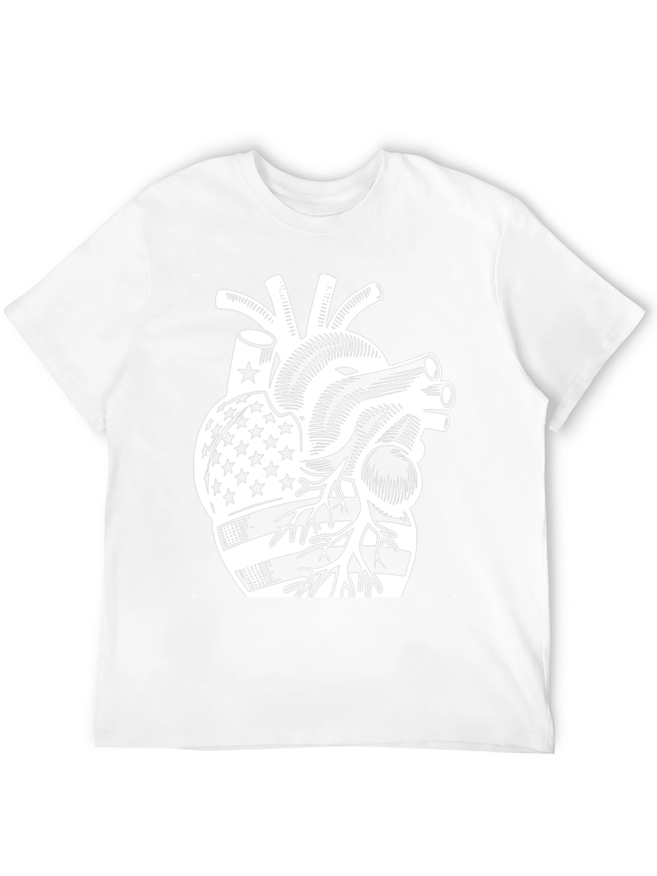 American Flag Heart T-Shirt