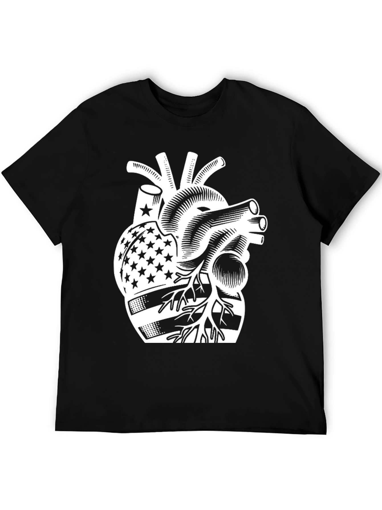 American Flag Heart T-Shirt