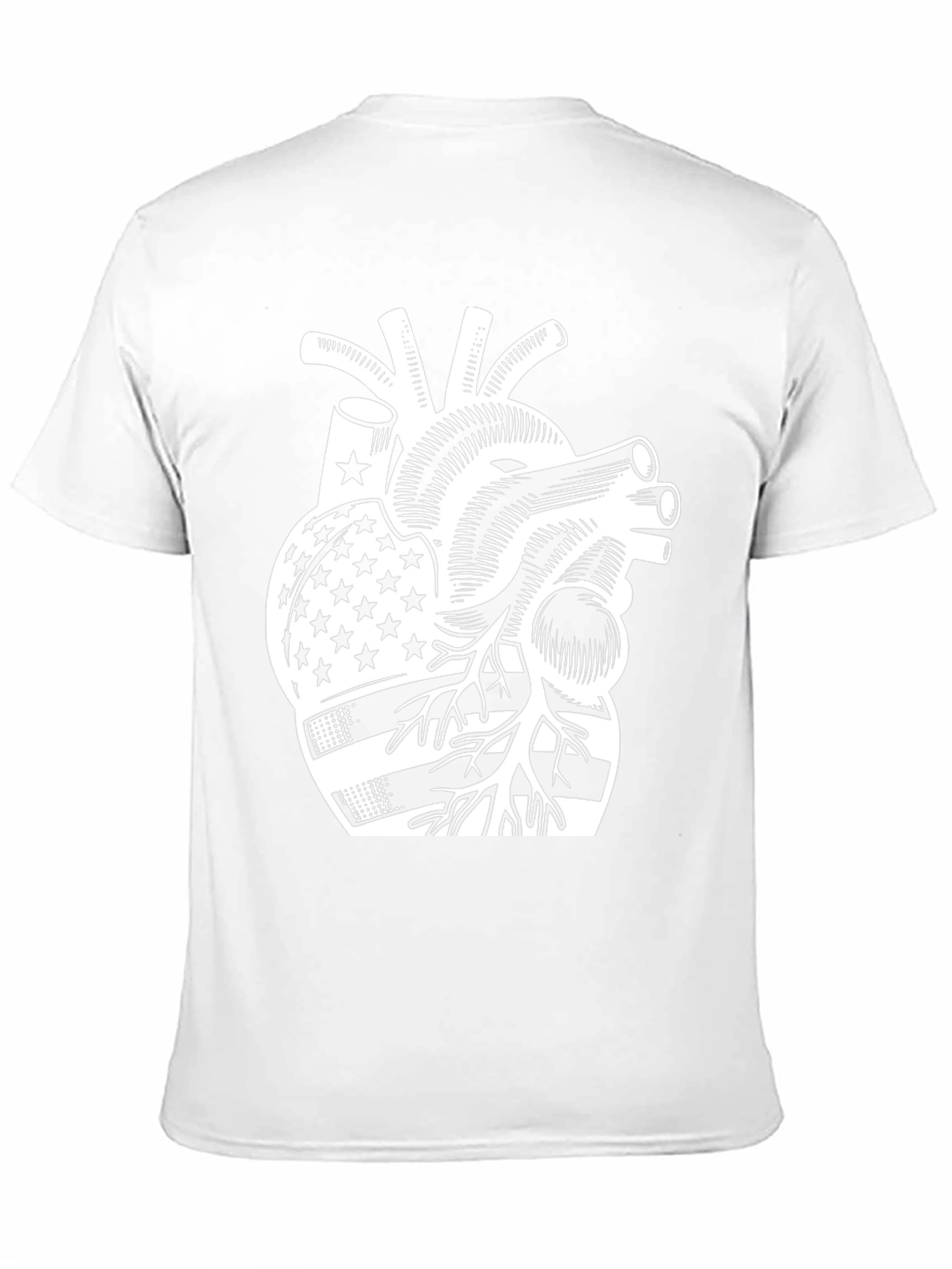American Flag Heart T-Shirt