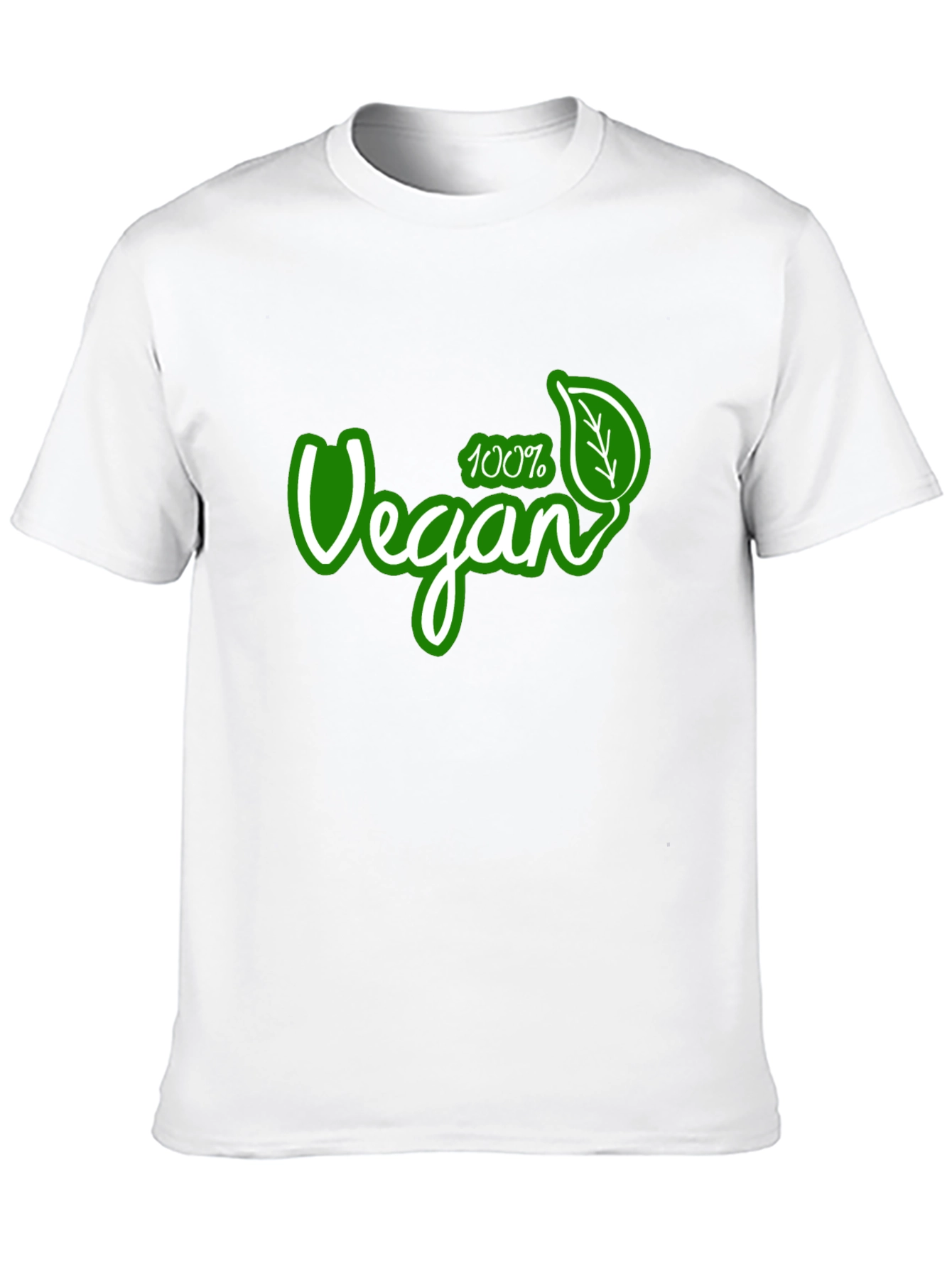100% Vegan Black Graphic Tee