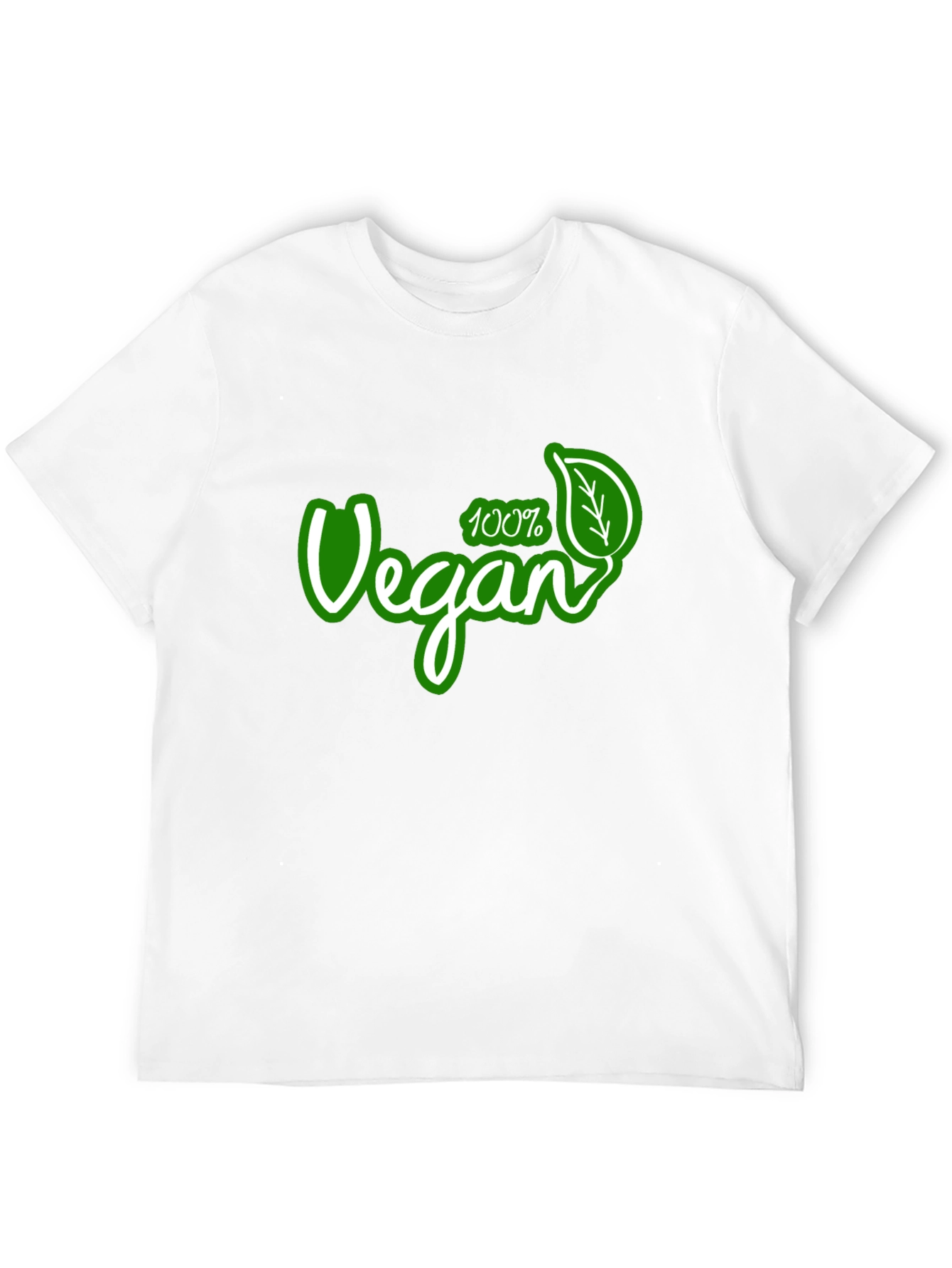 100% Vegan Black Graphic Tee