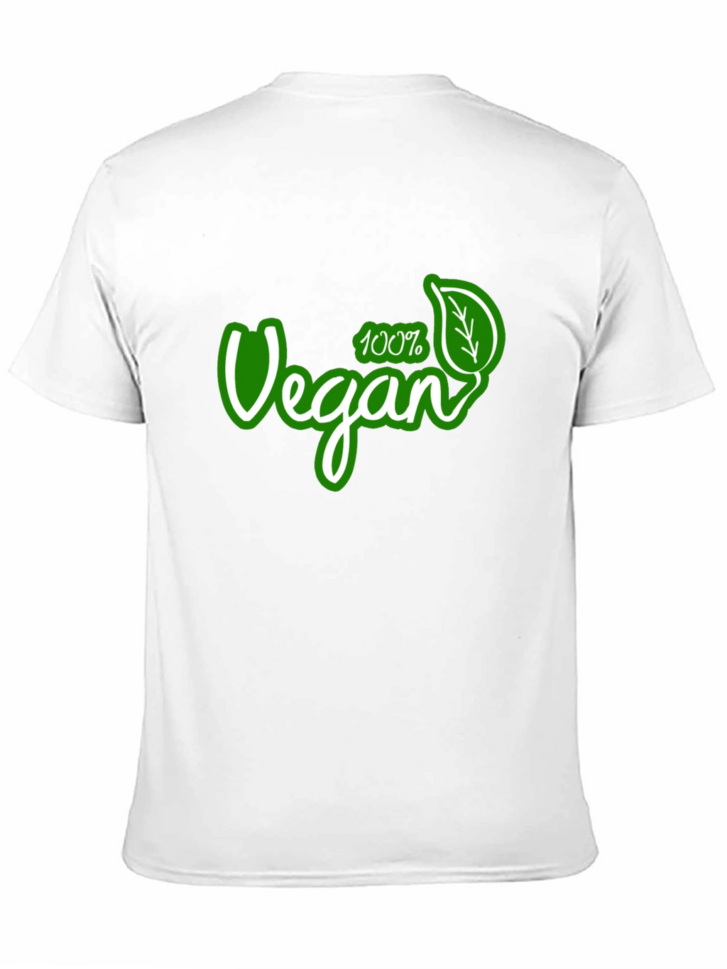 100% Vegan Black Graphic Tee