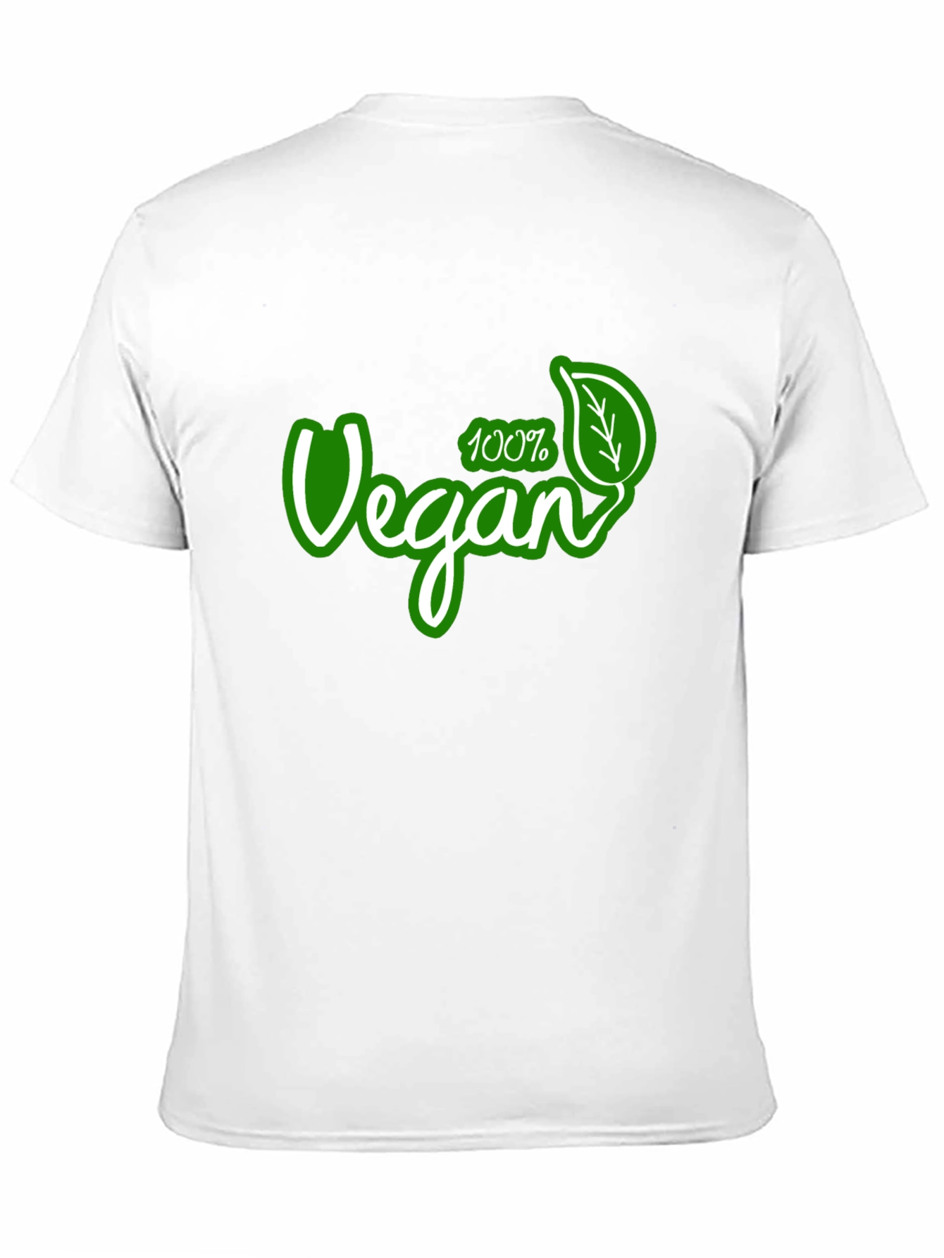100% Vegan Black Graphic Tee