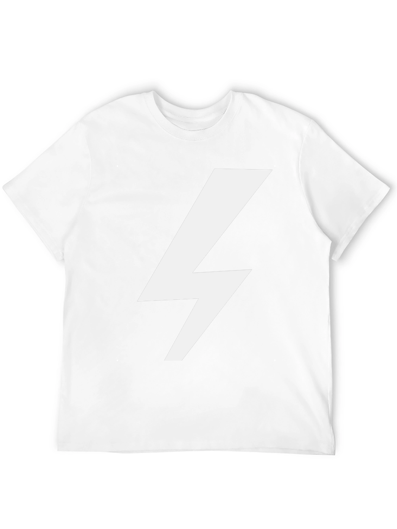 Lightning Bolt Graphic T-Shirt - Casual Style