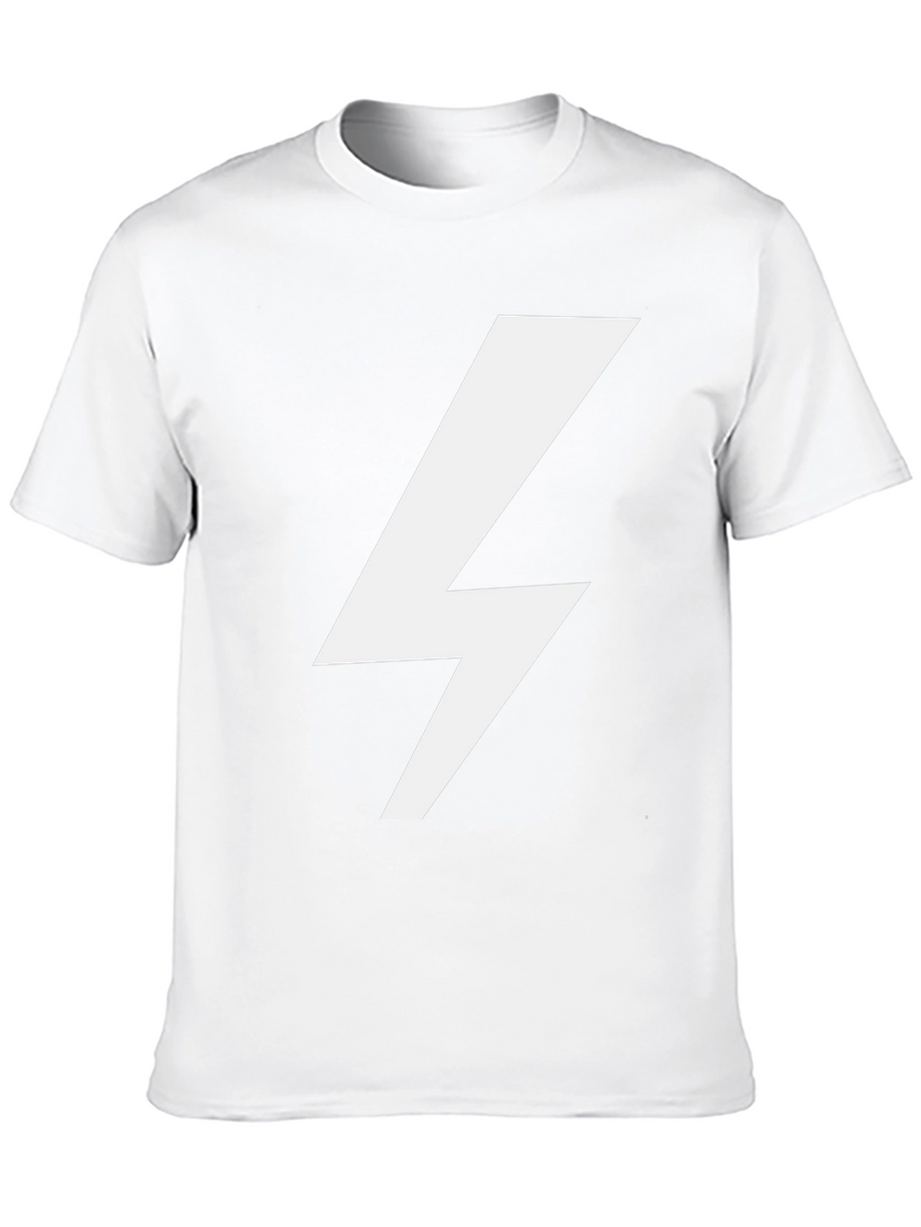 Lightning Bolt Graphic T-Shirt - Casual Style