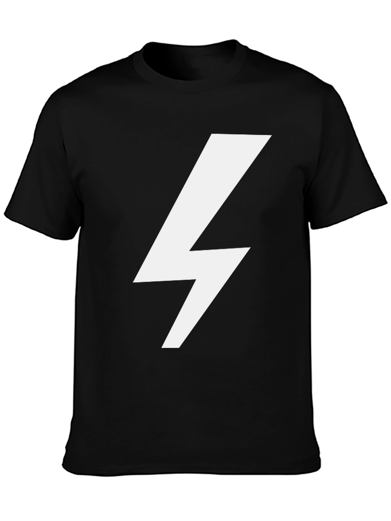Lightning Bolt Graphic T-Shirt - Casual Style