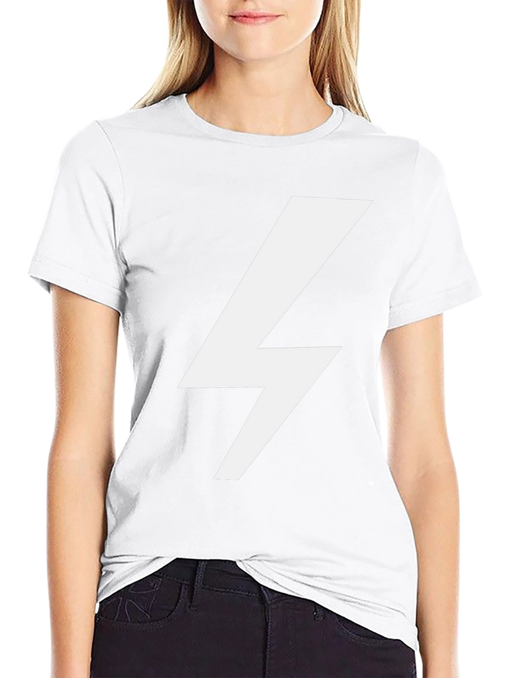 Lightning Bolt Graphic T-Shirt - Casual Style