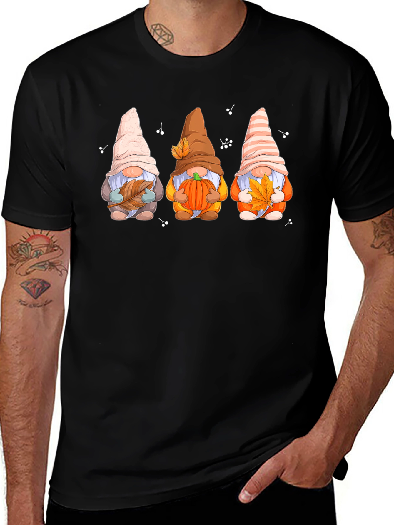 Fall Gnomes Graphic Tee