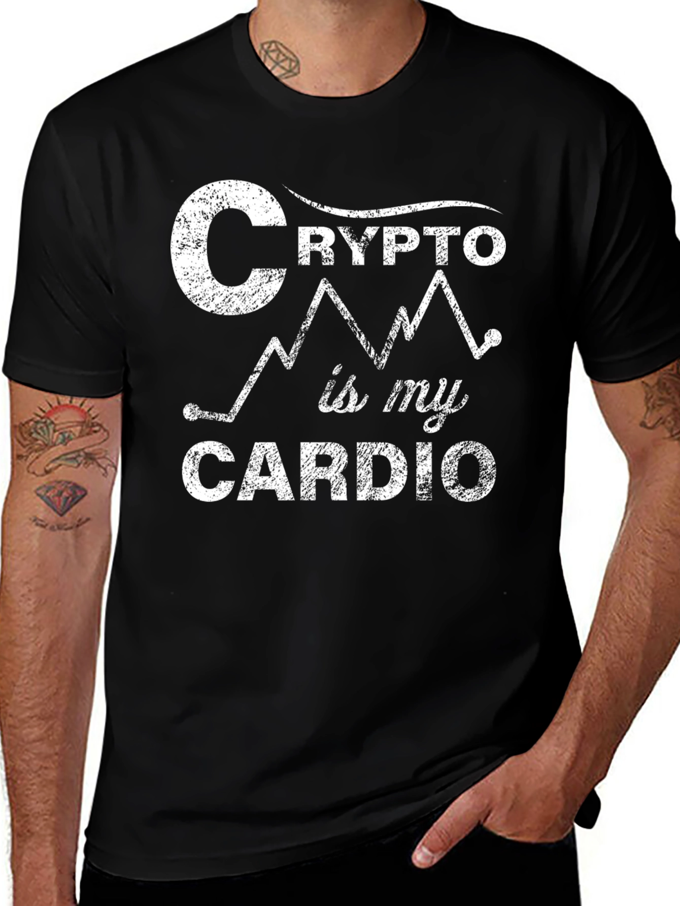 Crypto is My Cardio Graphic T-Shirt