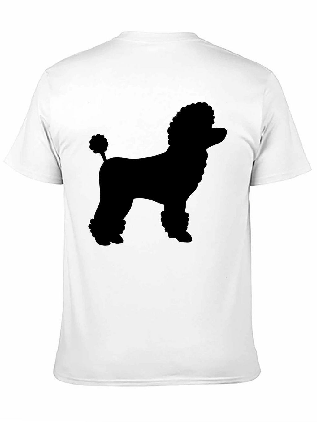 Poodle Silhouette Black Graphic Tee
