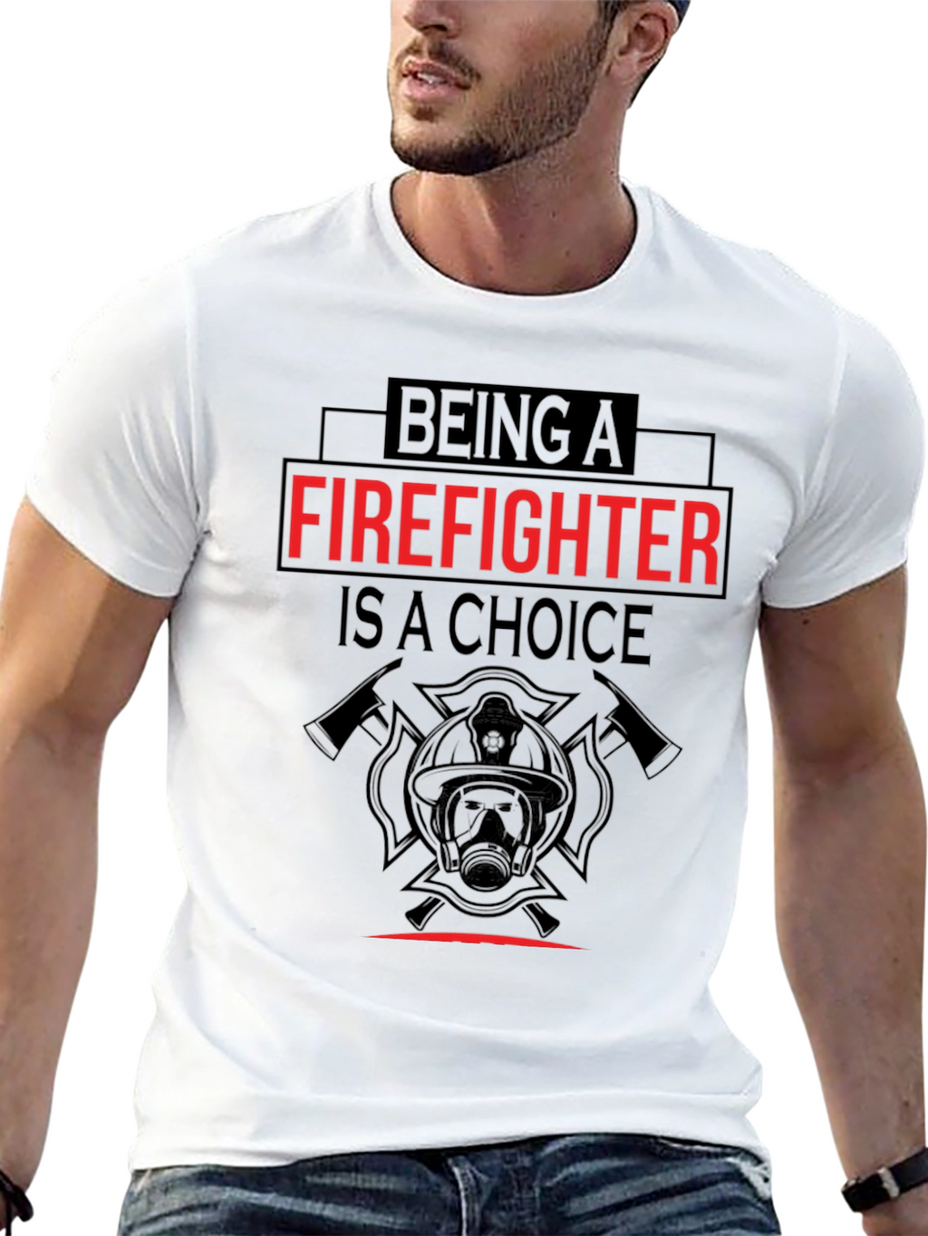 Firefighter Choice Graphic T-Shirt