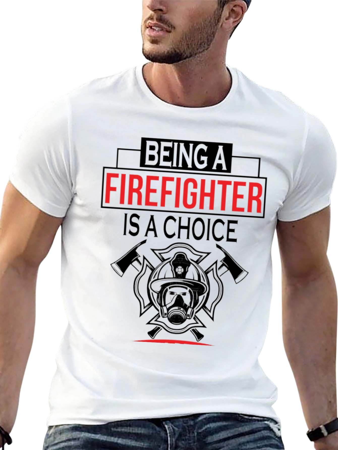 Firefighter Choice Graphic T-Shirt
