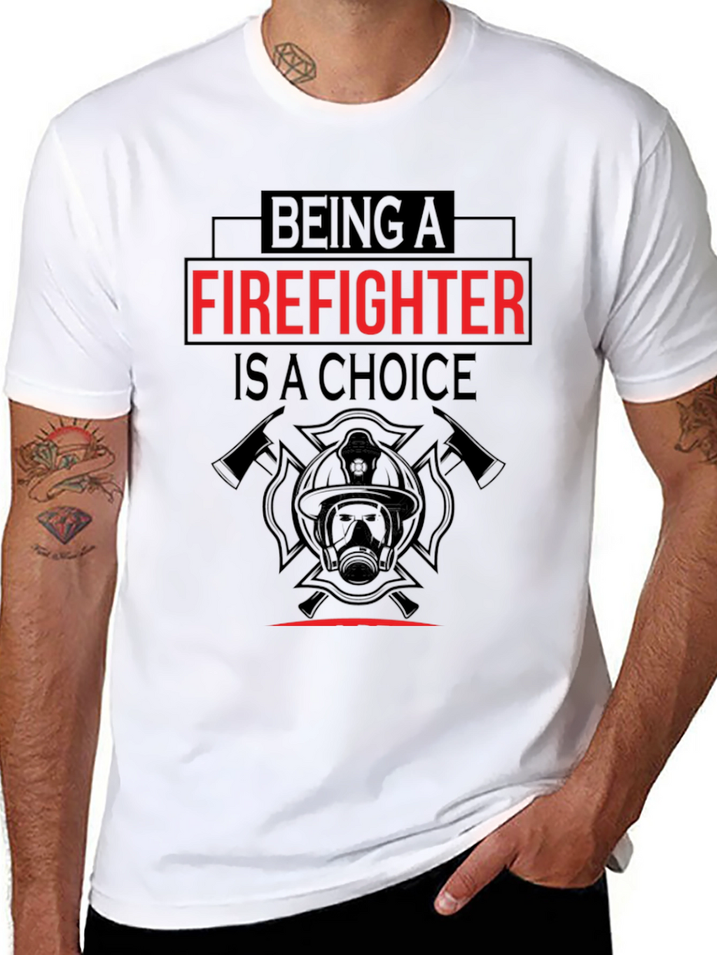 Firefighter Choice Graphic T-Shirt