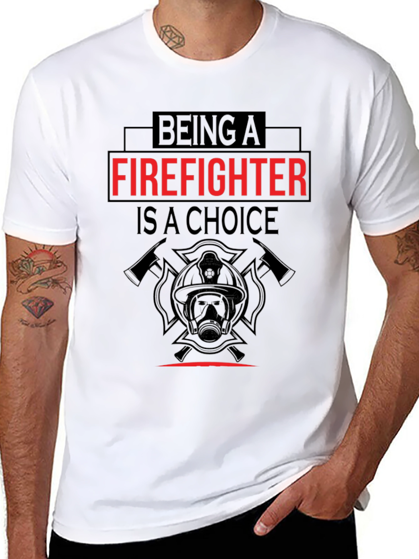 Firefighter Choice Graphic T-Shirt