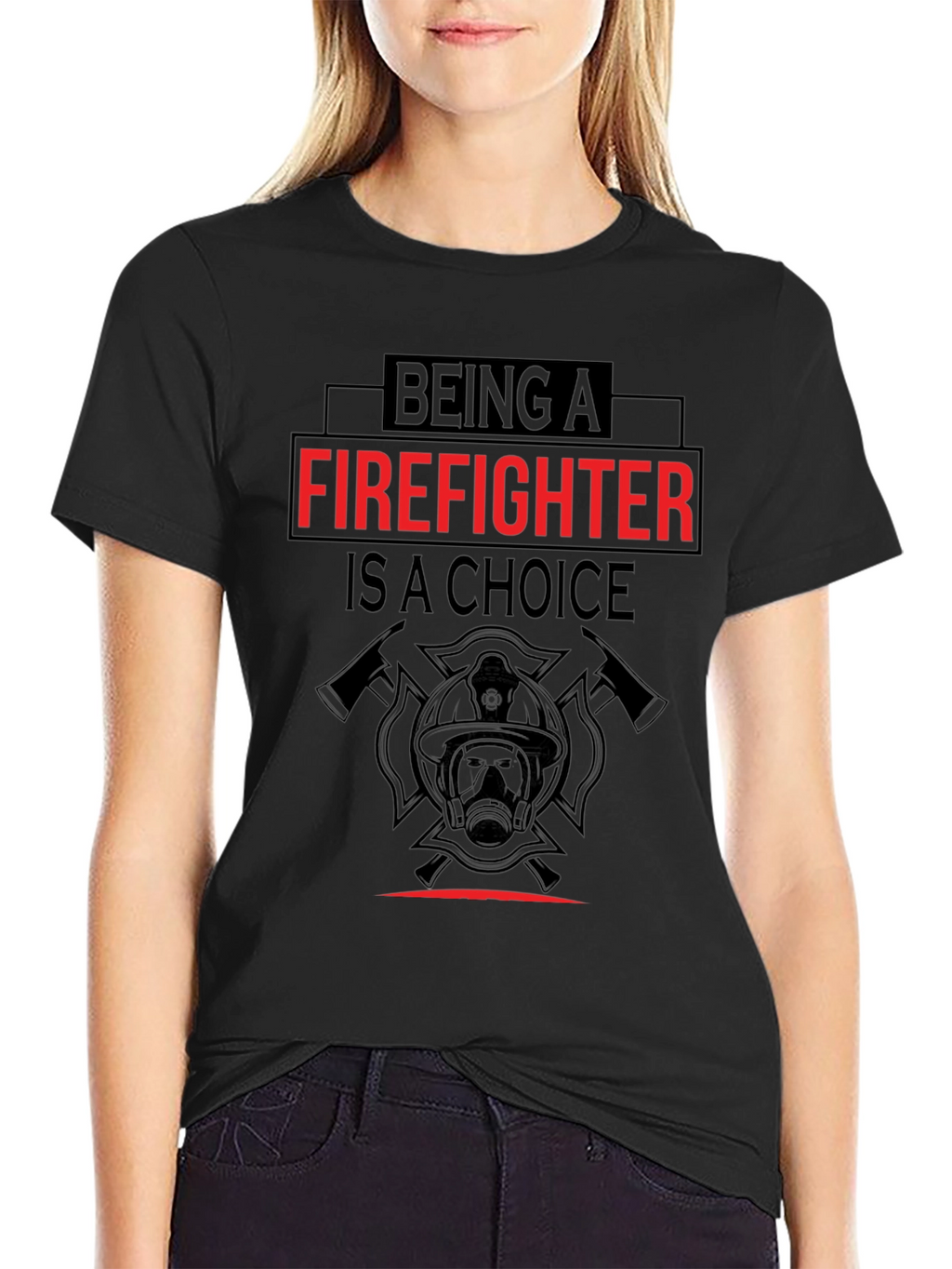 Firefighter Choice Graphic T-Shirt