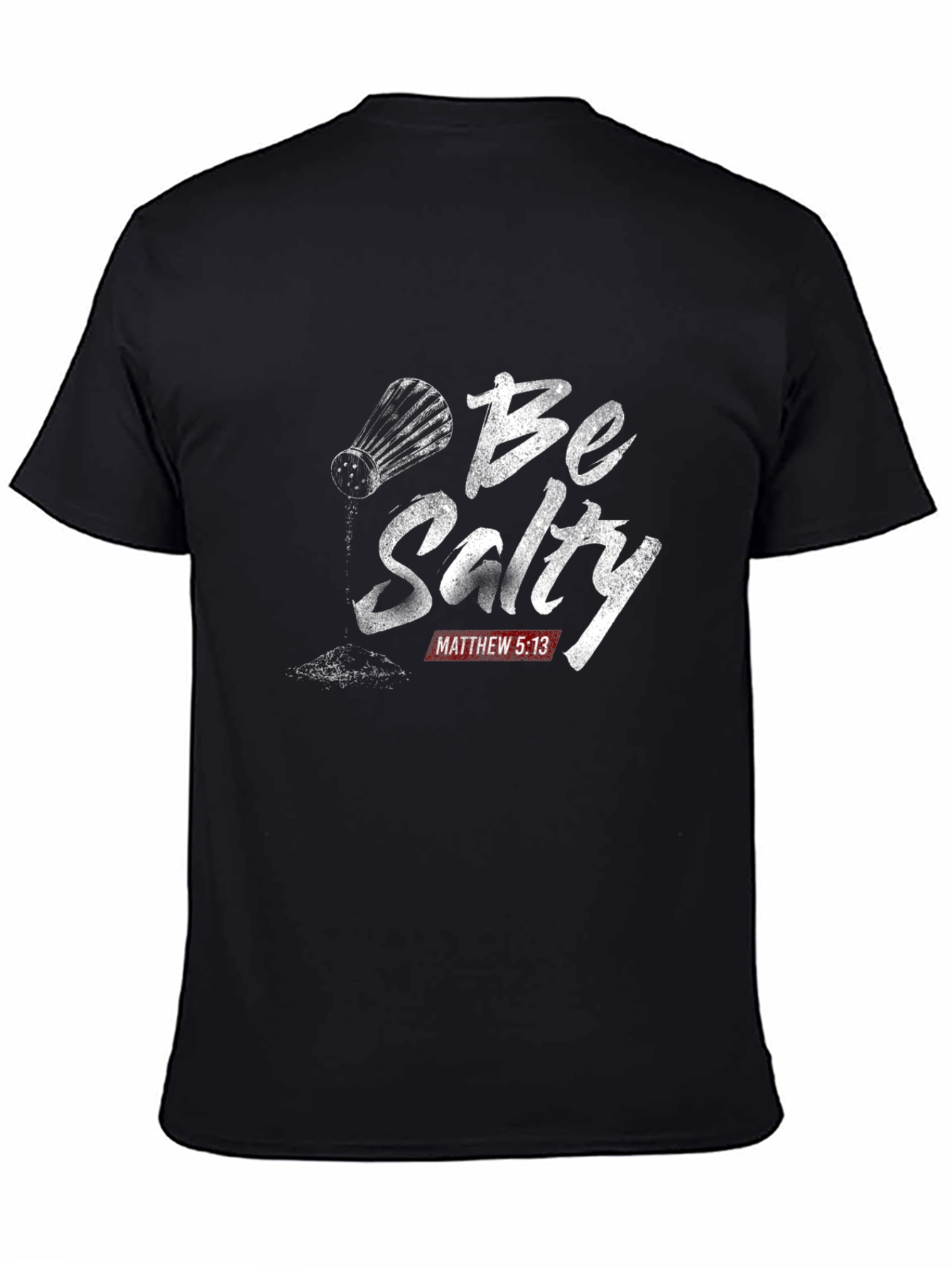 Be Salty Graphic Tee - Black Cotton T-Shirt