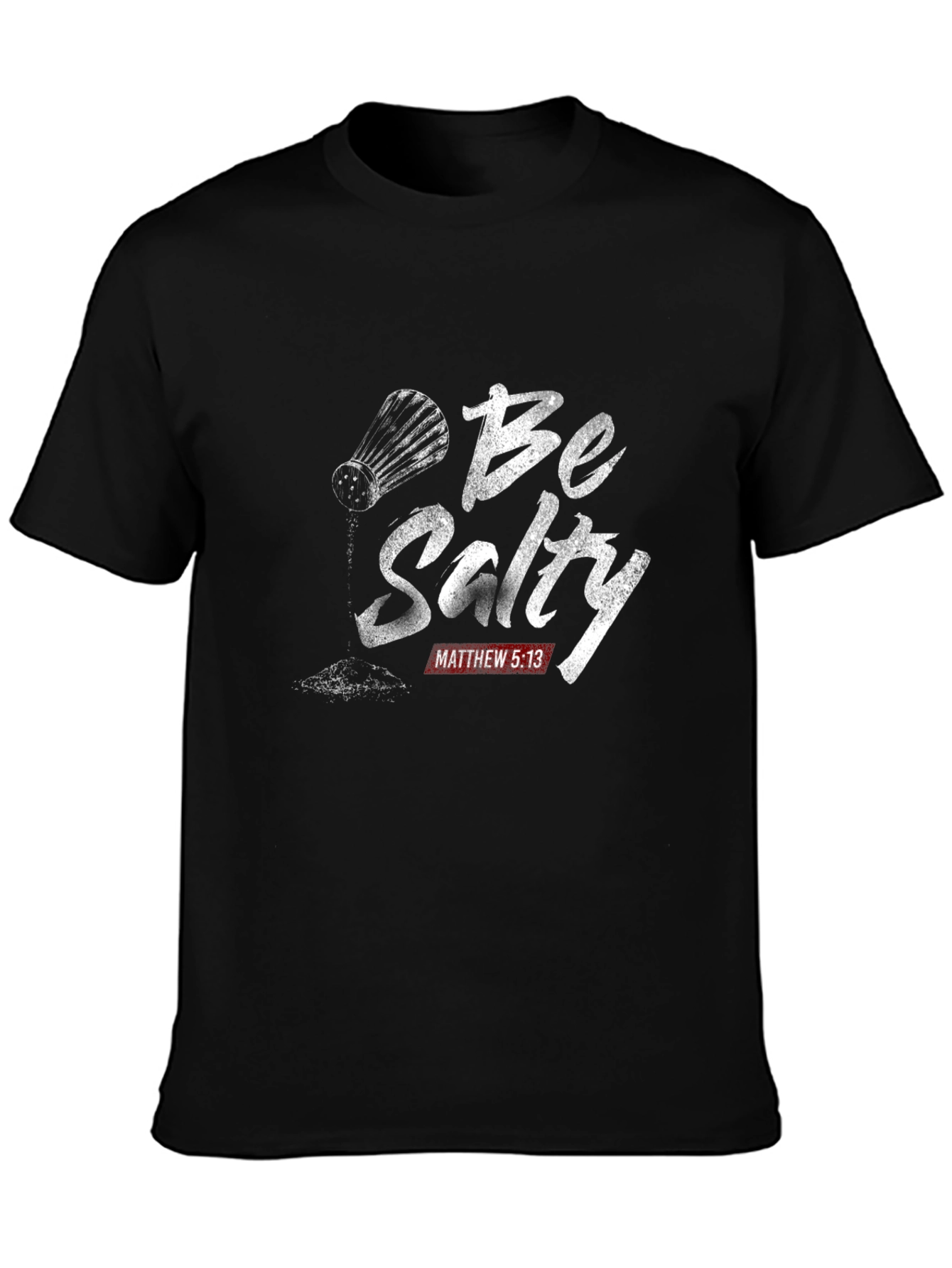 Be Salty Graphic Tee - Black Cotton T-Shirt