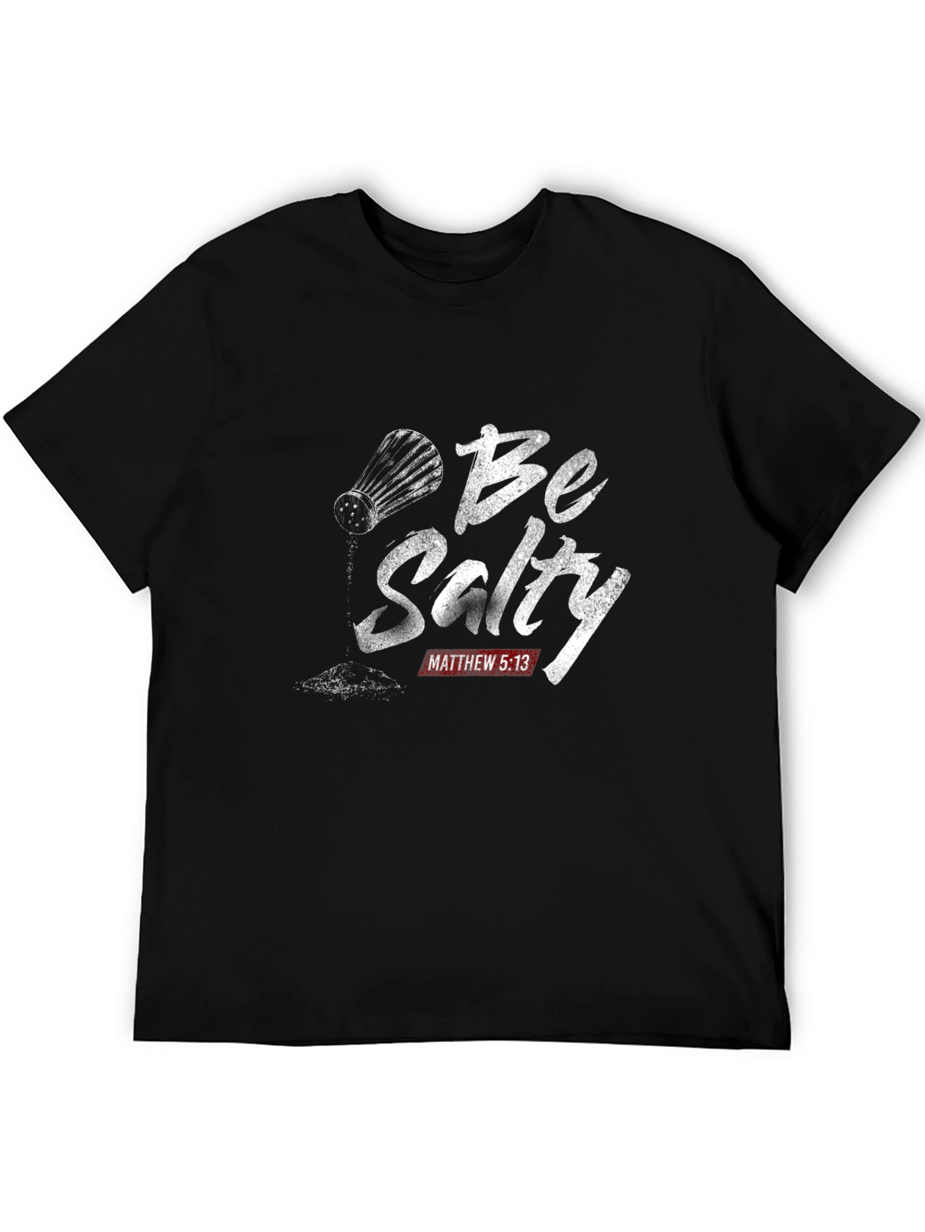 Be Salty Graphic Tee - Black Cotton T-Shirt