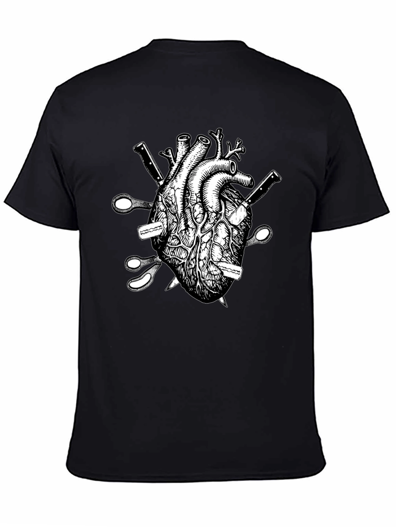 Anatomical Heart Knives T-Shirt